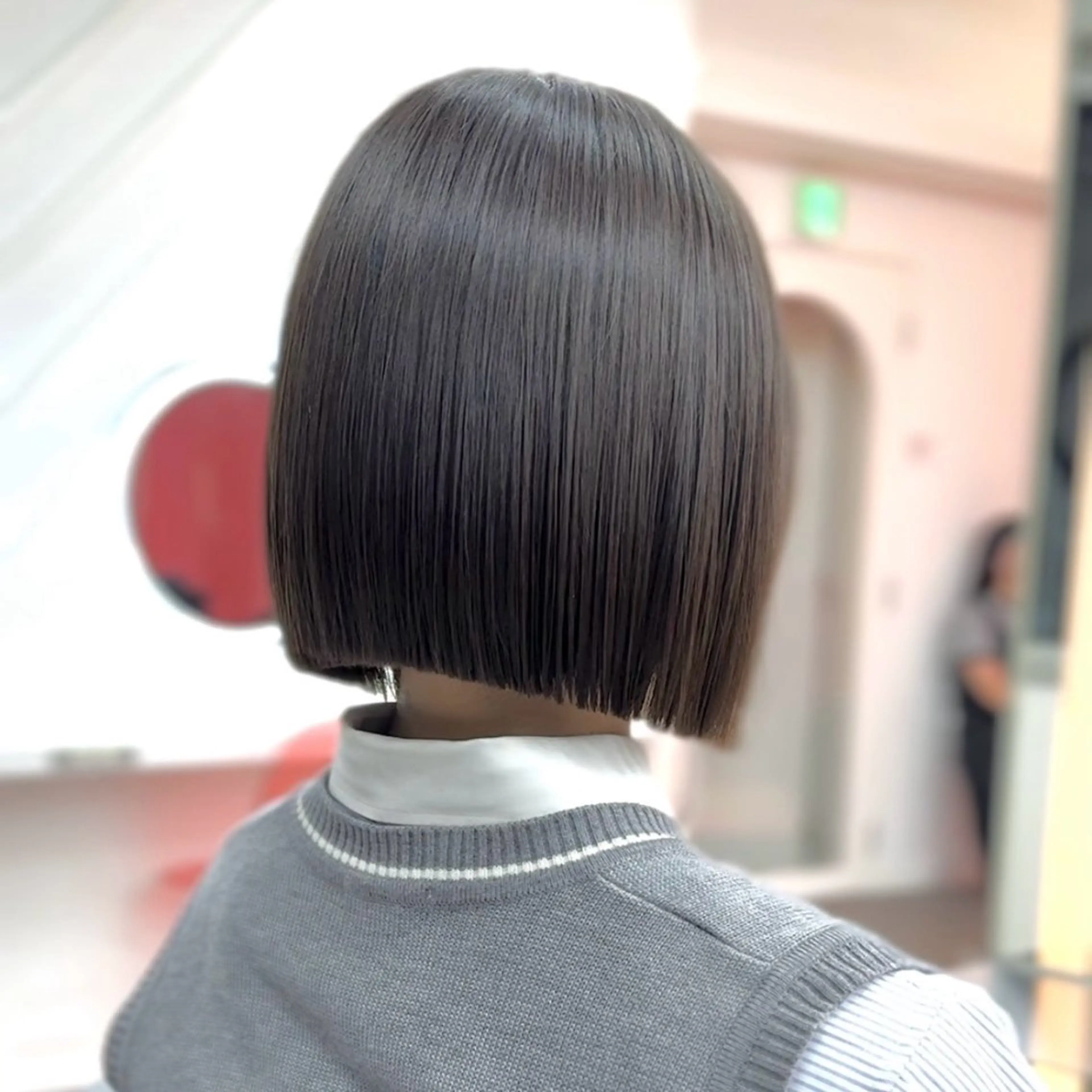 ミディアム カット 縮毛矯正 トリートメント 銀座/韓国レイヤー髪 質改善/RYUのヘアスタイル