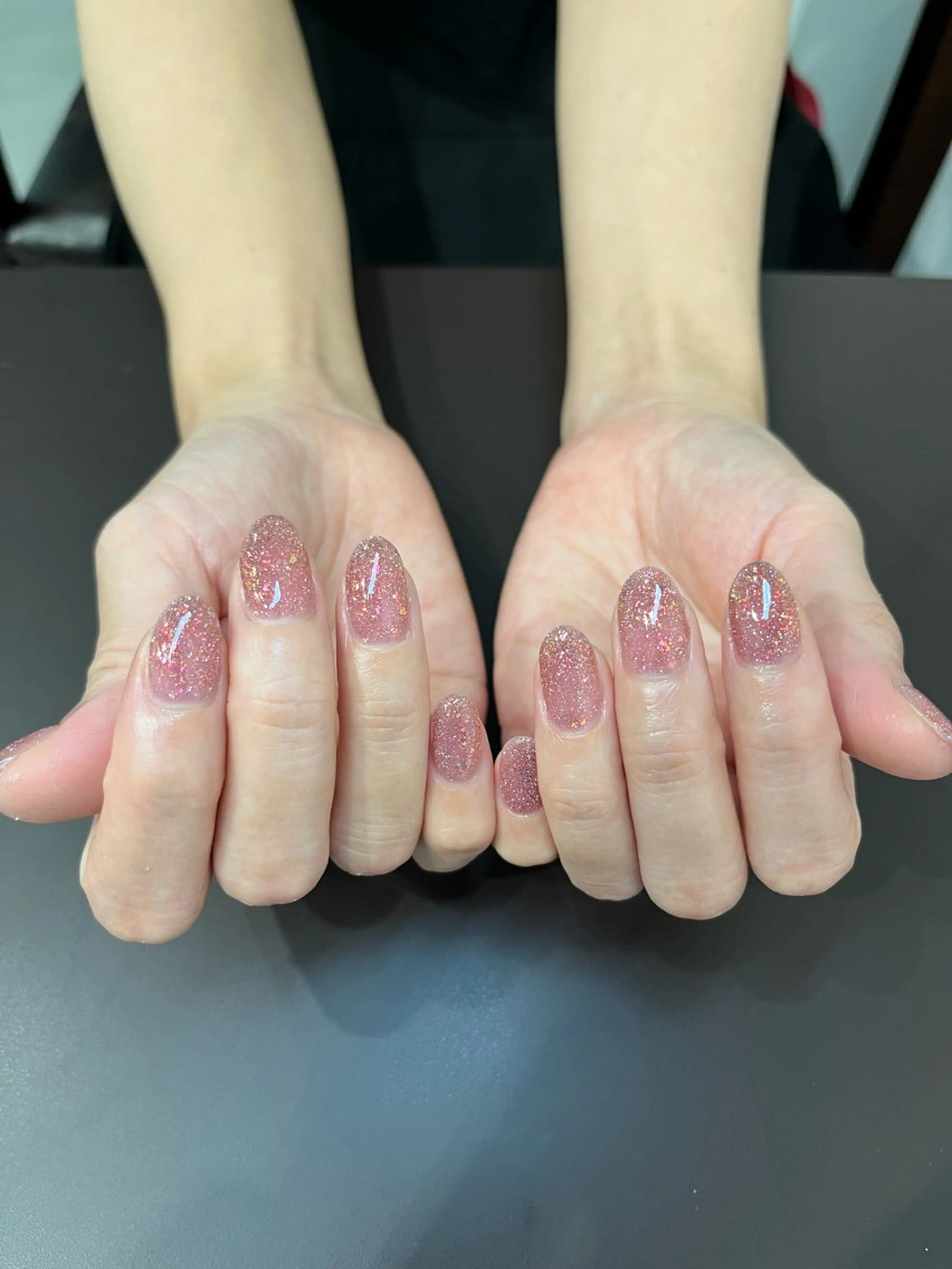 ネイル フラッシュネイル ピンク スウィートラヴィール所属・SweetRavir あゆみのネイルデザイン