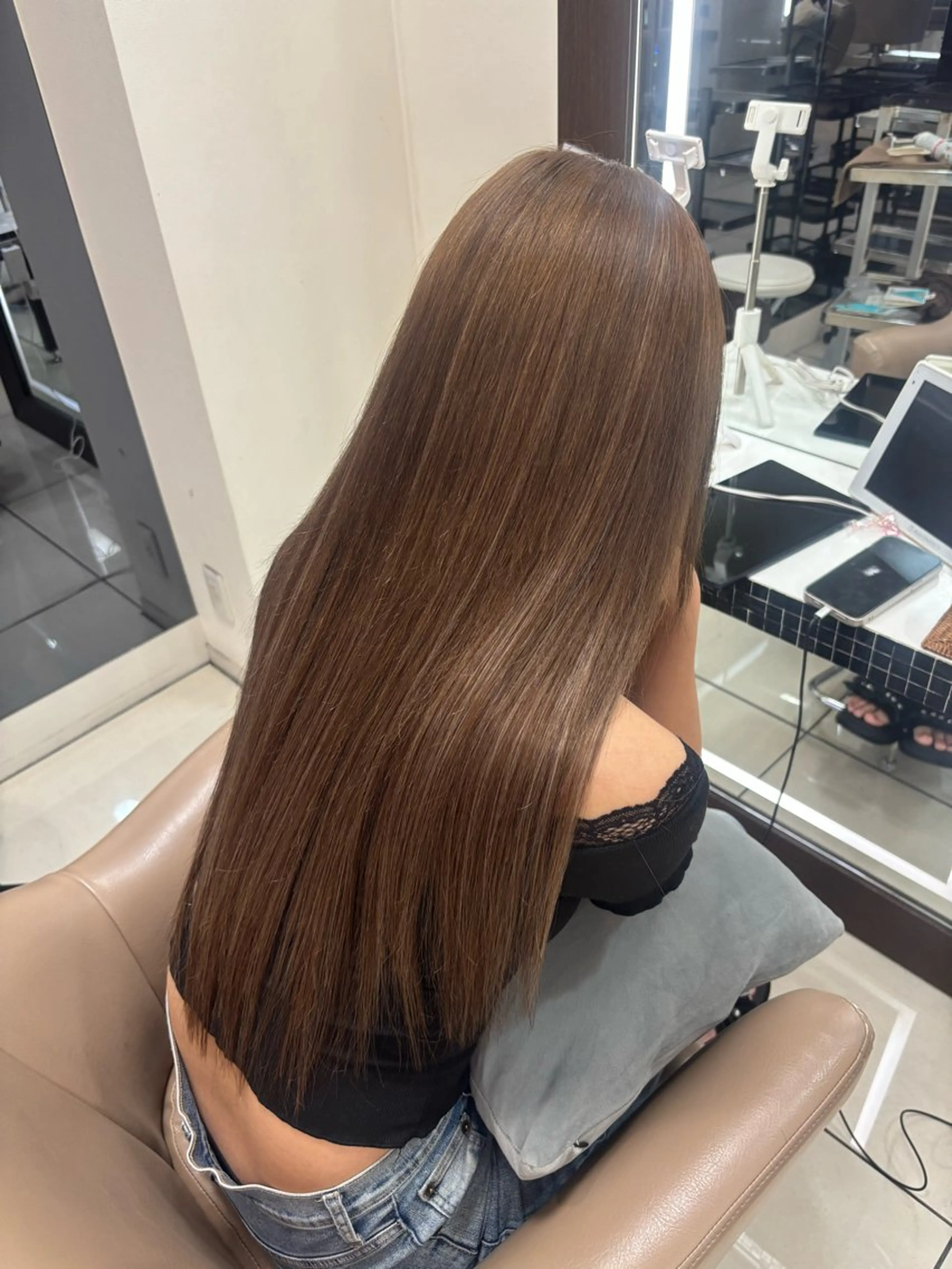 ロング カラー ヘアアレンジ メンズ シールエクステ エクステ カット ヘアカラー エクステ ヘアセット エクステ🎀カラー✨ レイヤー🌙しぇるのヘアスタイル