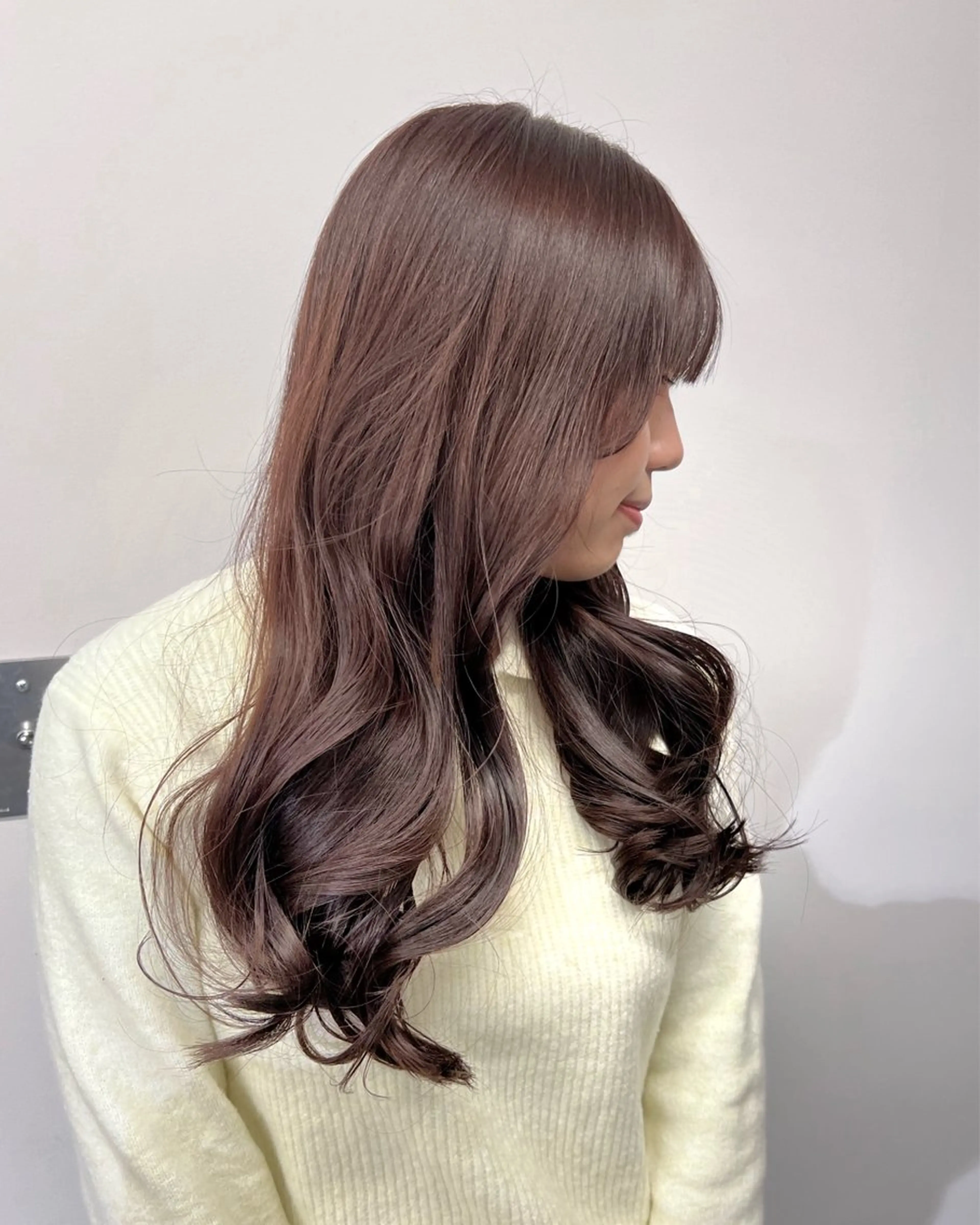 ロング カラー ブラウンカラー チョコレートブラウン カット ヘアカラー トリートメント 🌿ダブルカラー/ 明大前/中村渓太のヘアスタイル