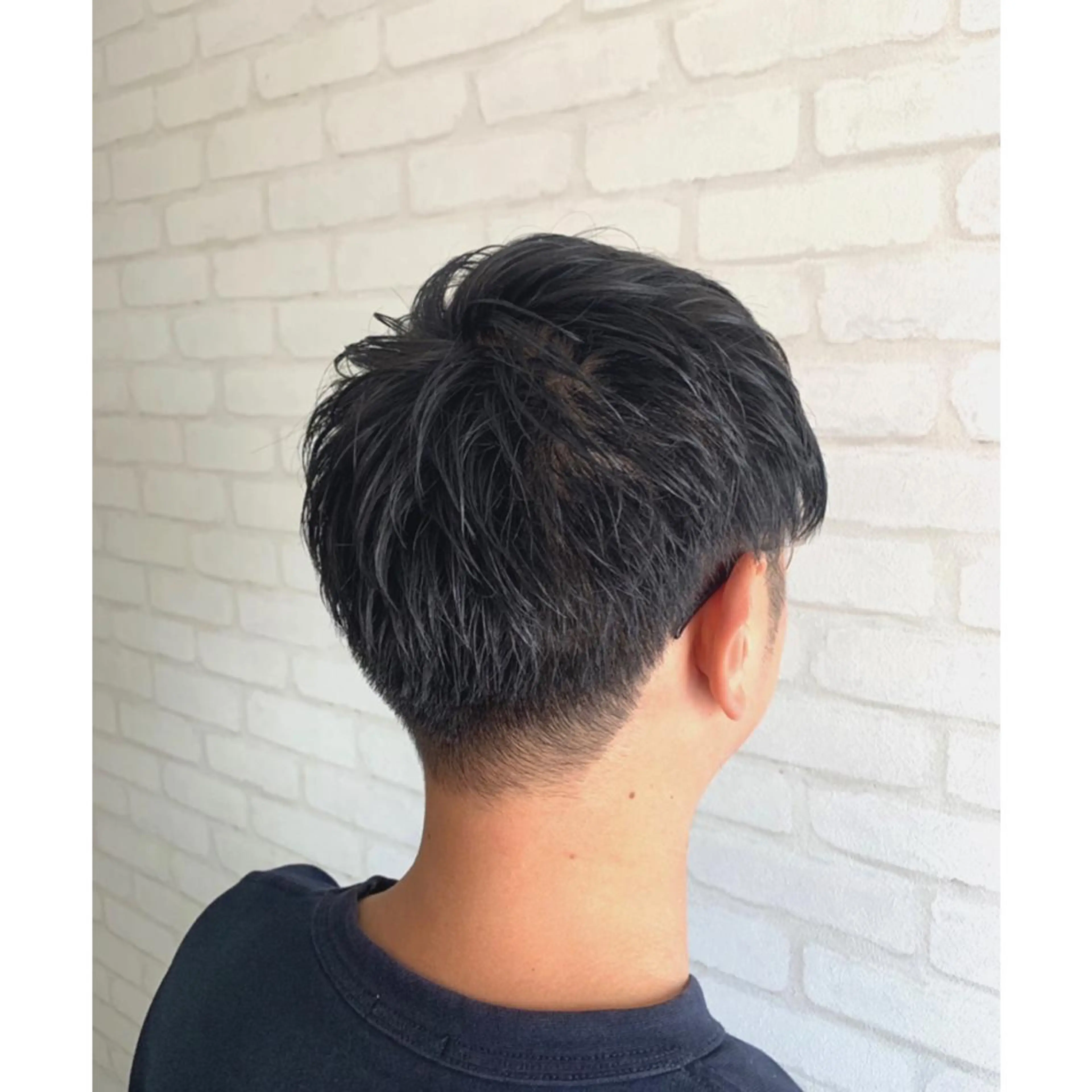 ショート メンズ マッシュ 刈り上げ TELA HAIR牛久店所属・透明感カラー✨ 吉田大樹のヘアスタイル