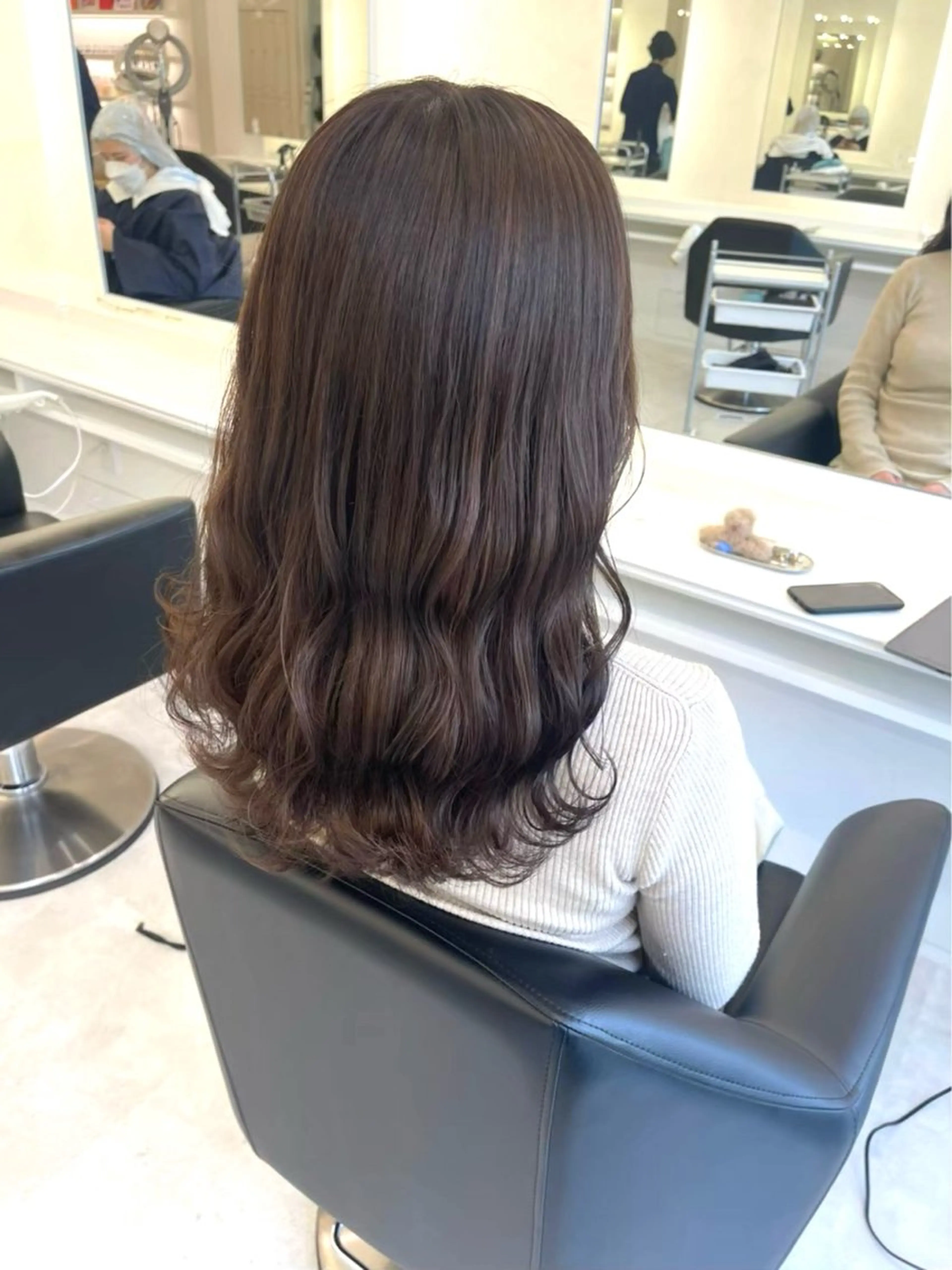 ロング ヘアカラー Parve  Mix 🫧梶川虹のヘアスタイル