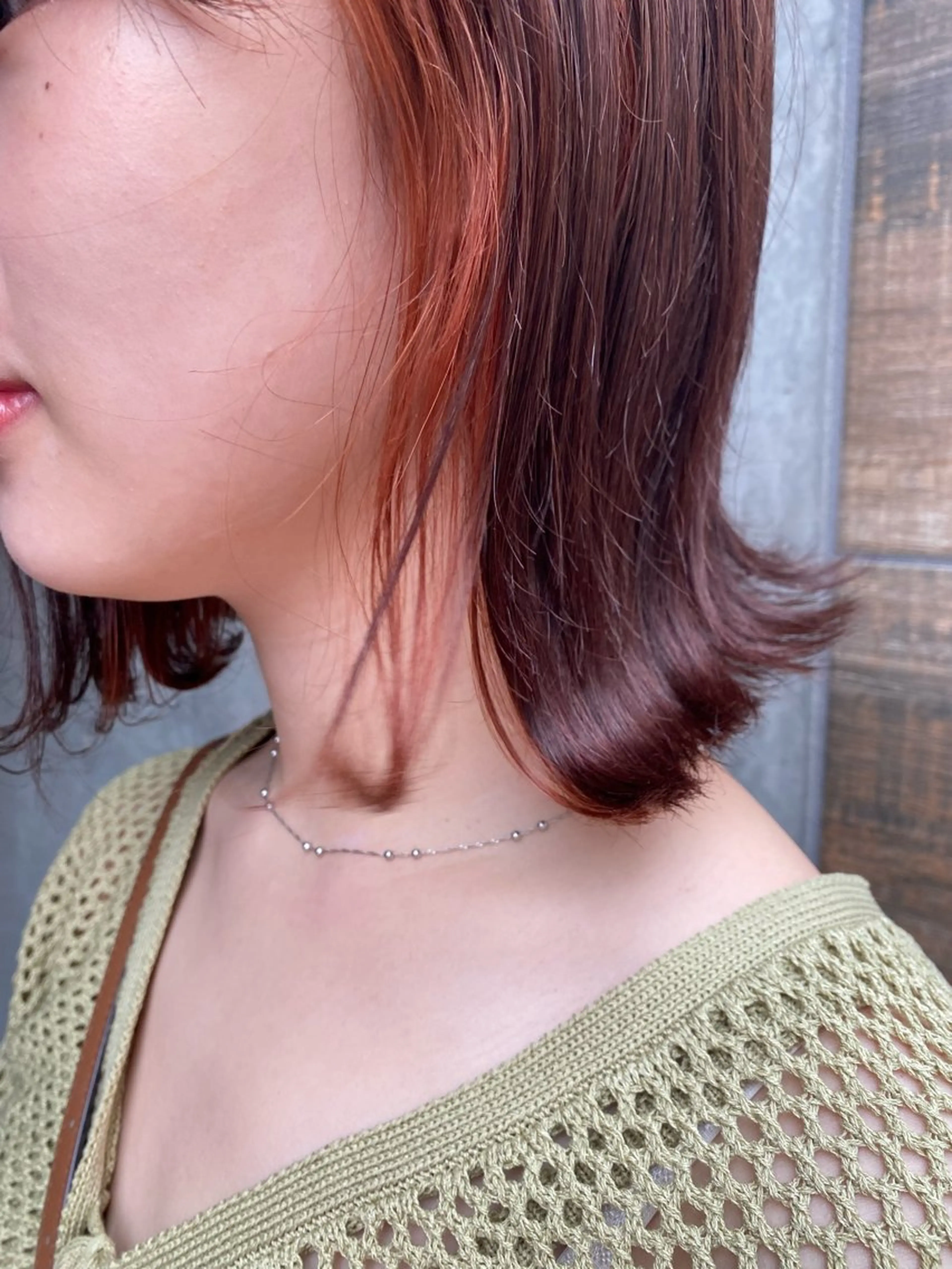 ミディアム カラー mahoハイトーン 🦋デザインカラーのヘアスタイル