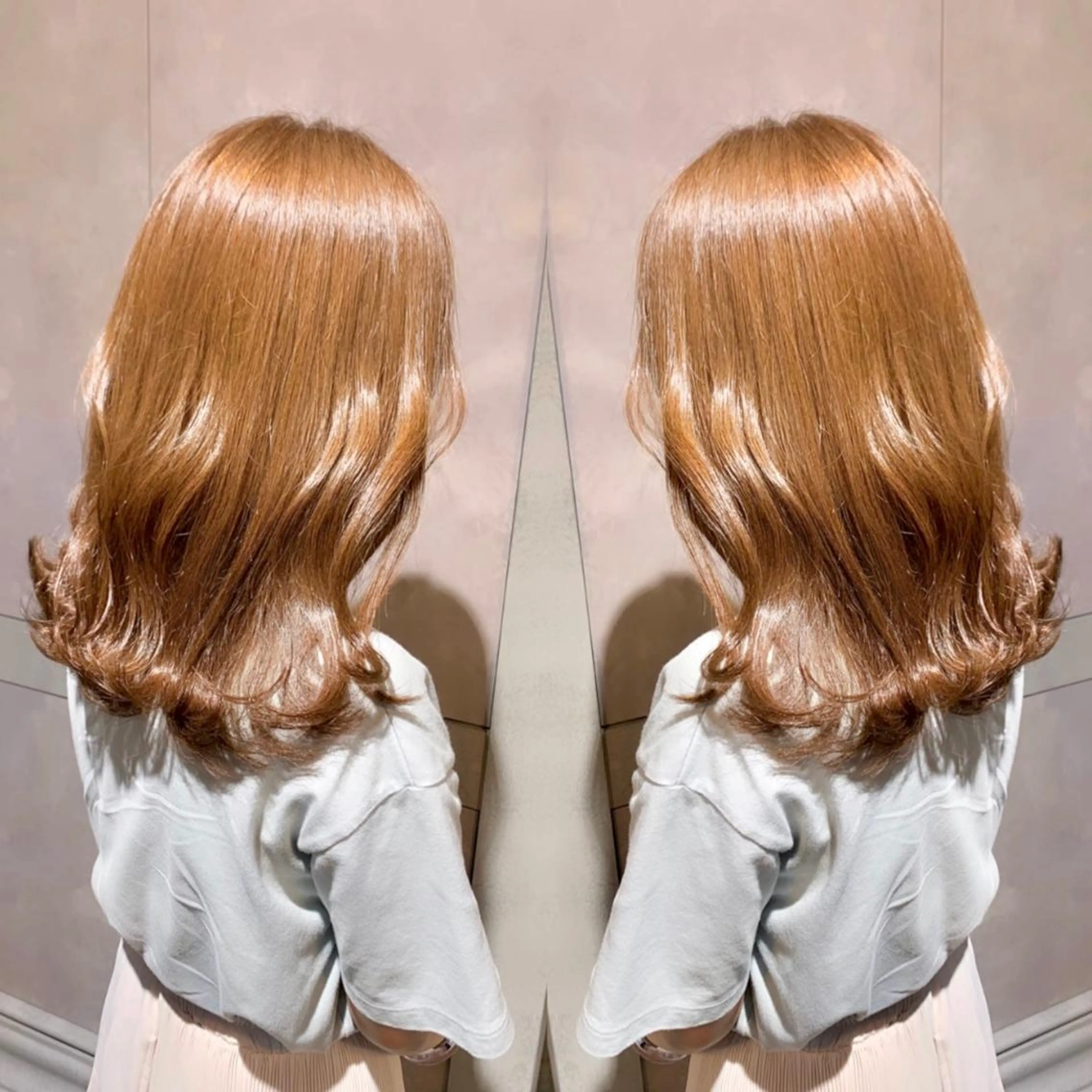 セミロング カラー カット ヘアカラー ヘアセット I’ve所属・💘大人可愛く💘 Natsuki❥❥❥のヘアスタイル