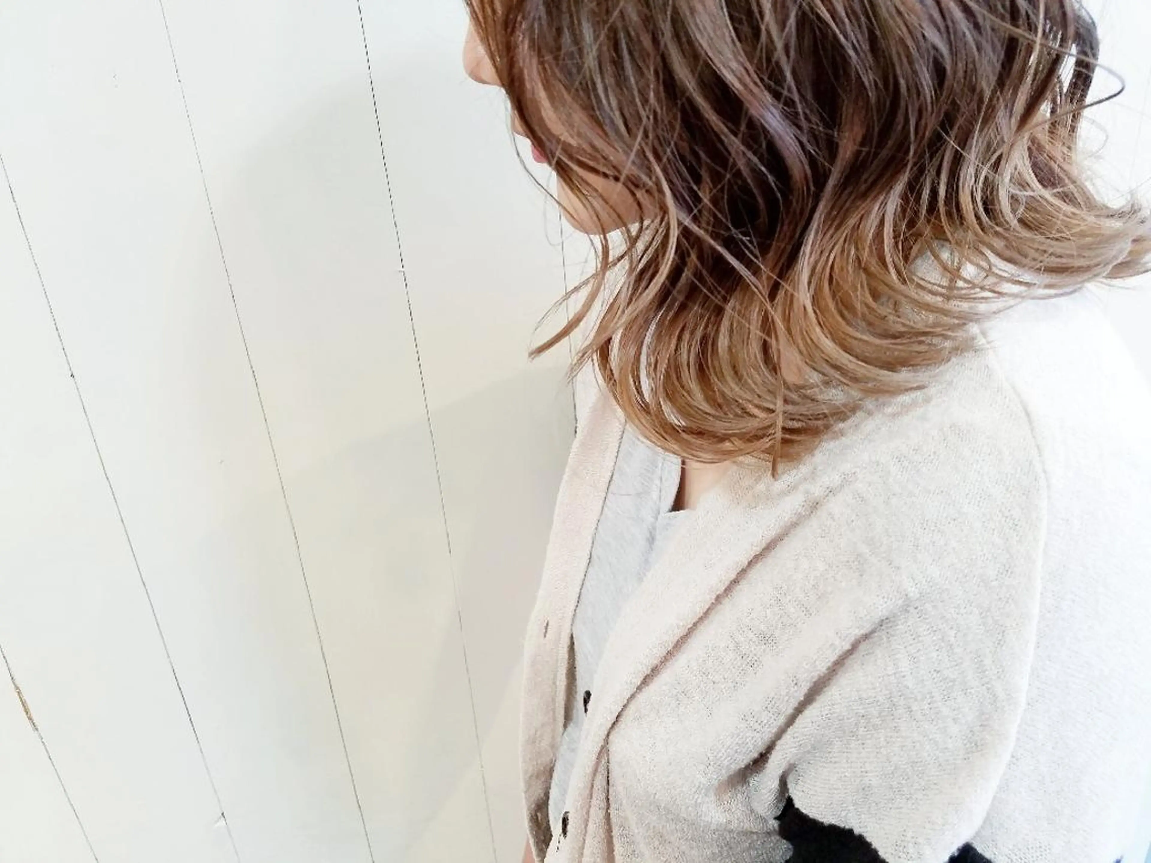 ミディアム カラー グラデーションカラー ボブ imai /カット/パーマのヘアスタイル