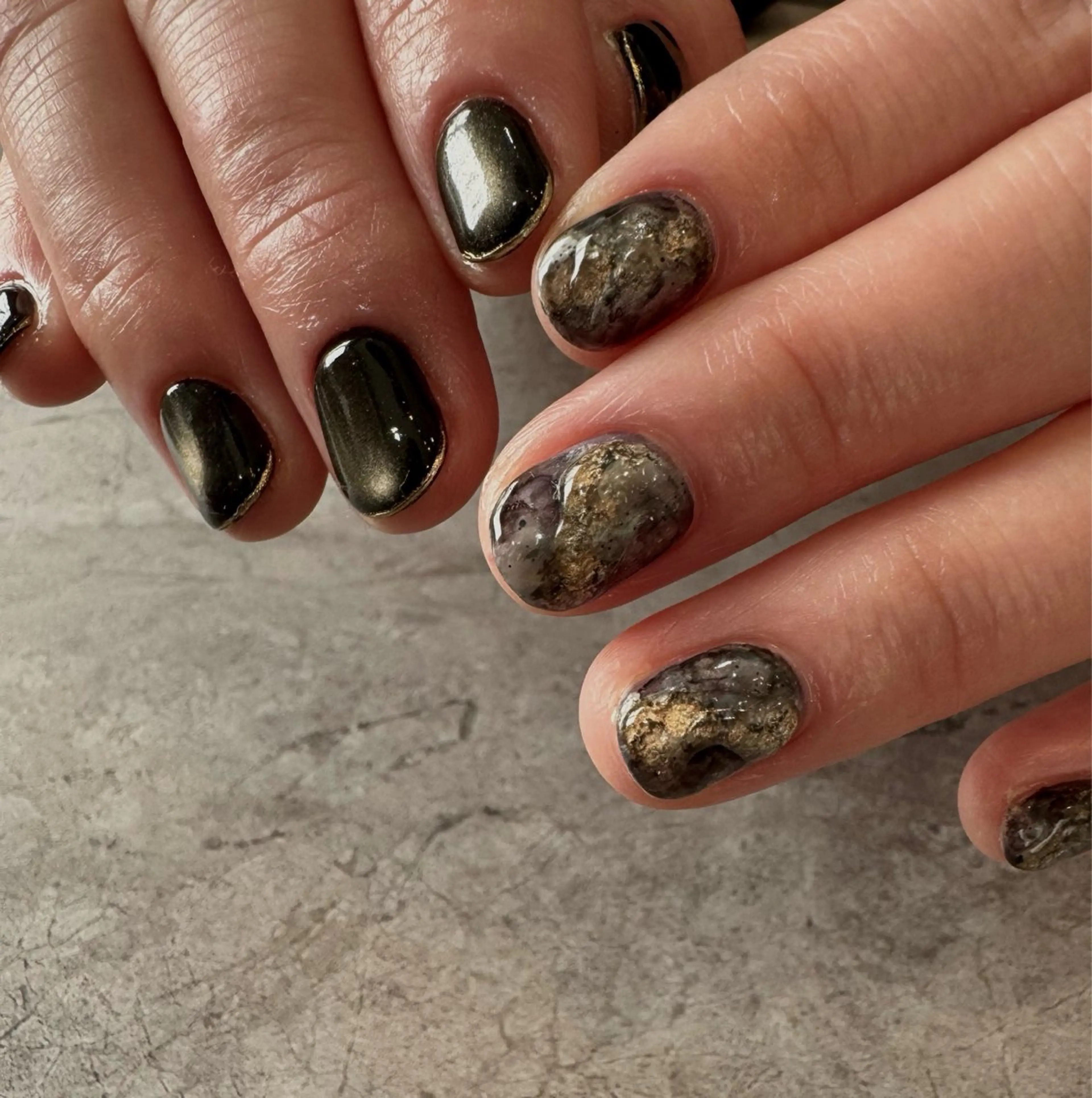 ネイル ニュアンスネイル ハンドネイル Blé nailのネイルデザイン