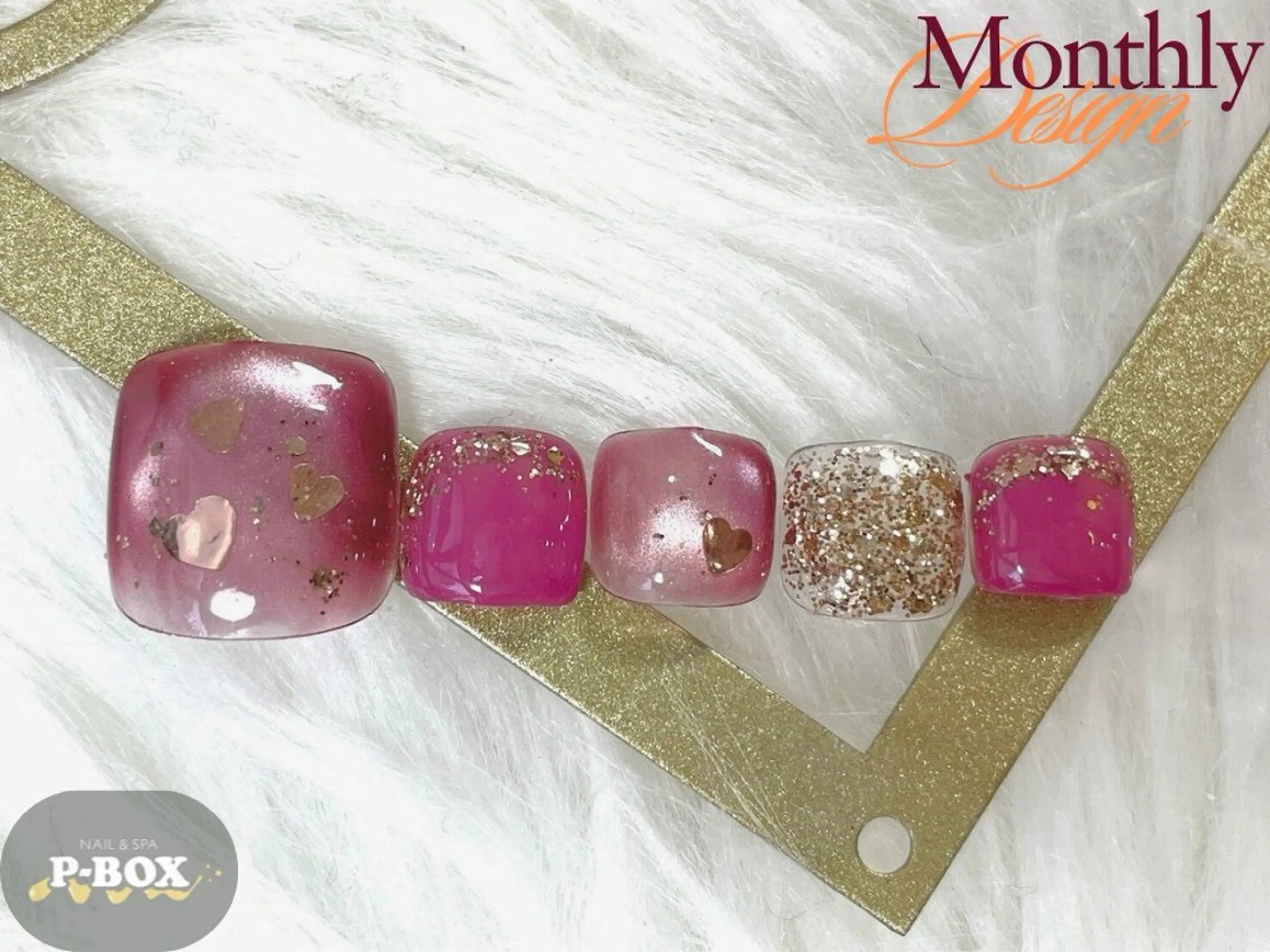 ネイル NAIL&SPA P-BOX南浦和所属・P-BOX MIOのネイルデザイン