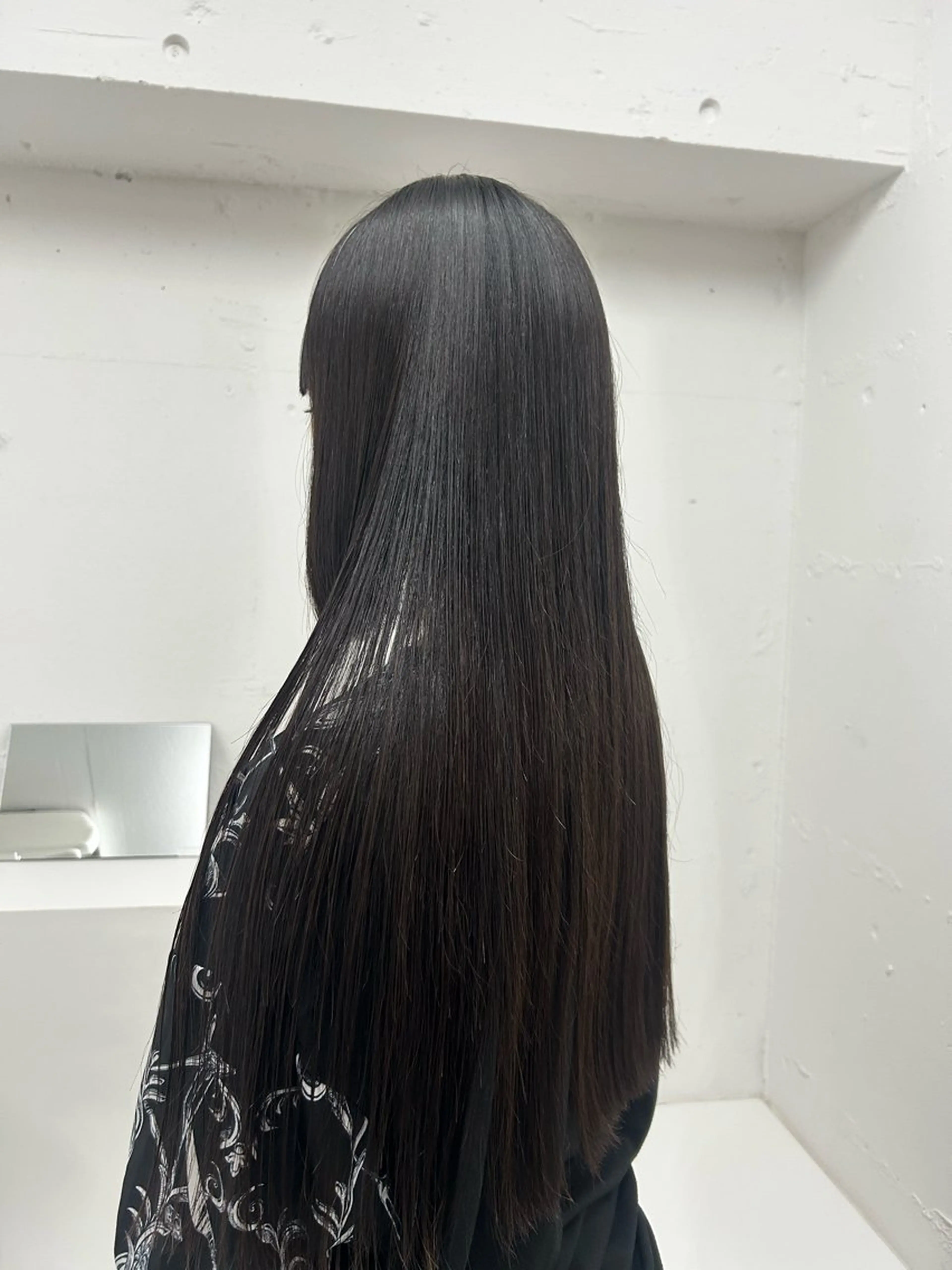 ロング 縮毛矯正 トリートメント 北浦 雅のヘアスタイル