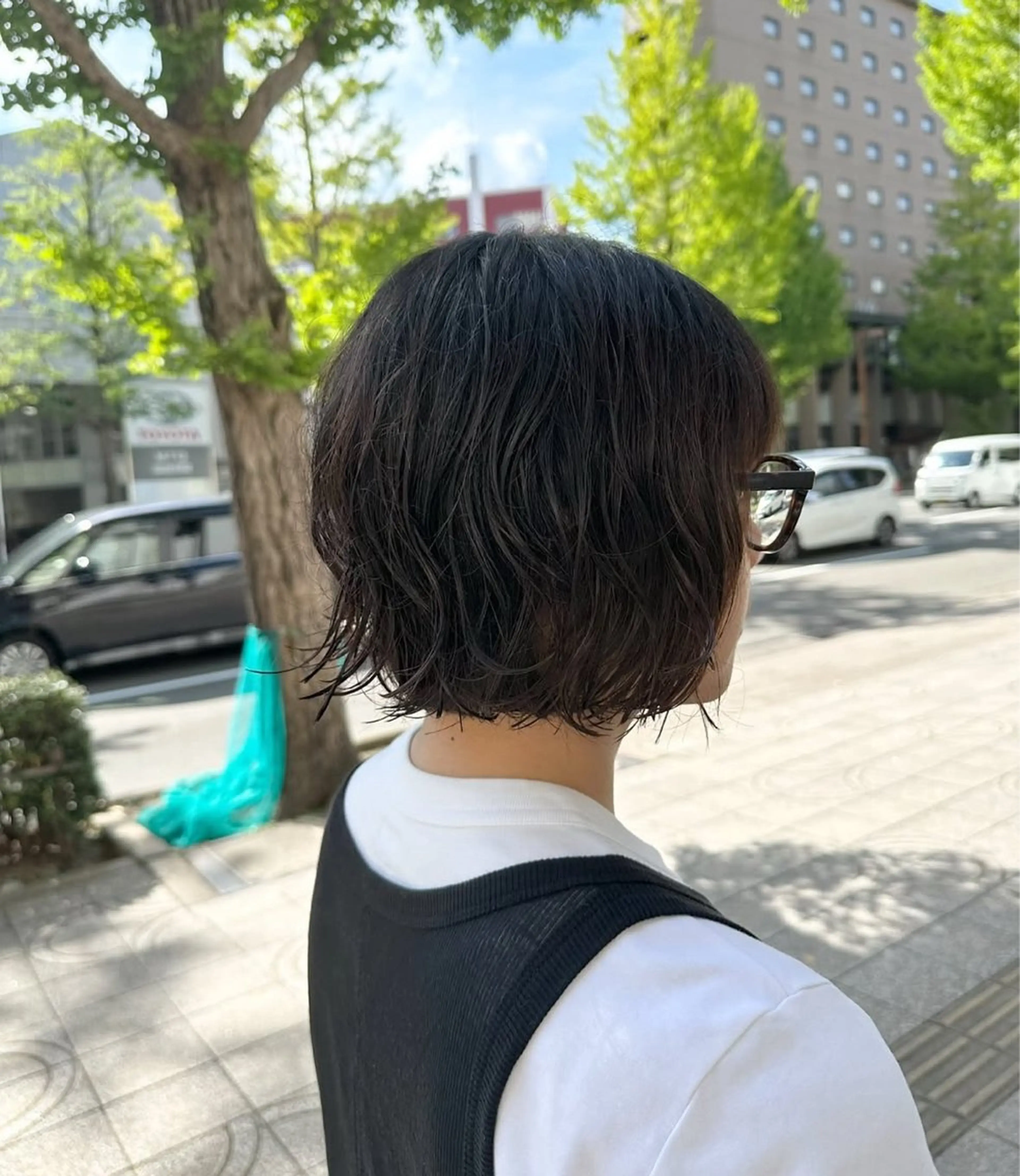 パーマ ボブ キクチ リオのヘアスタイル