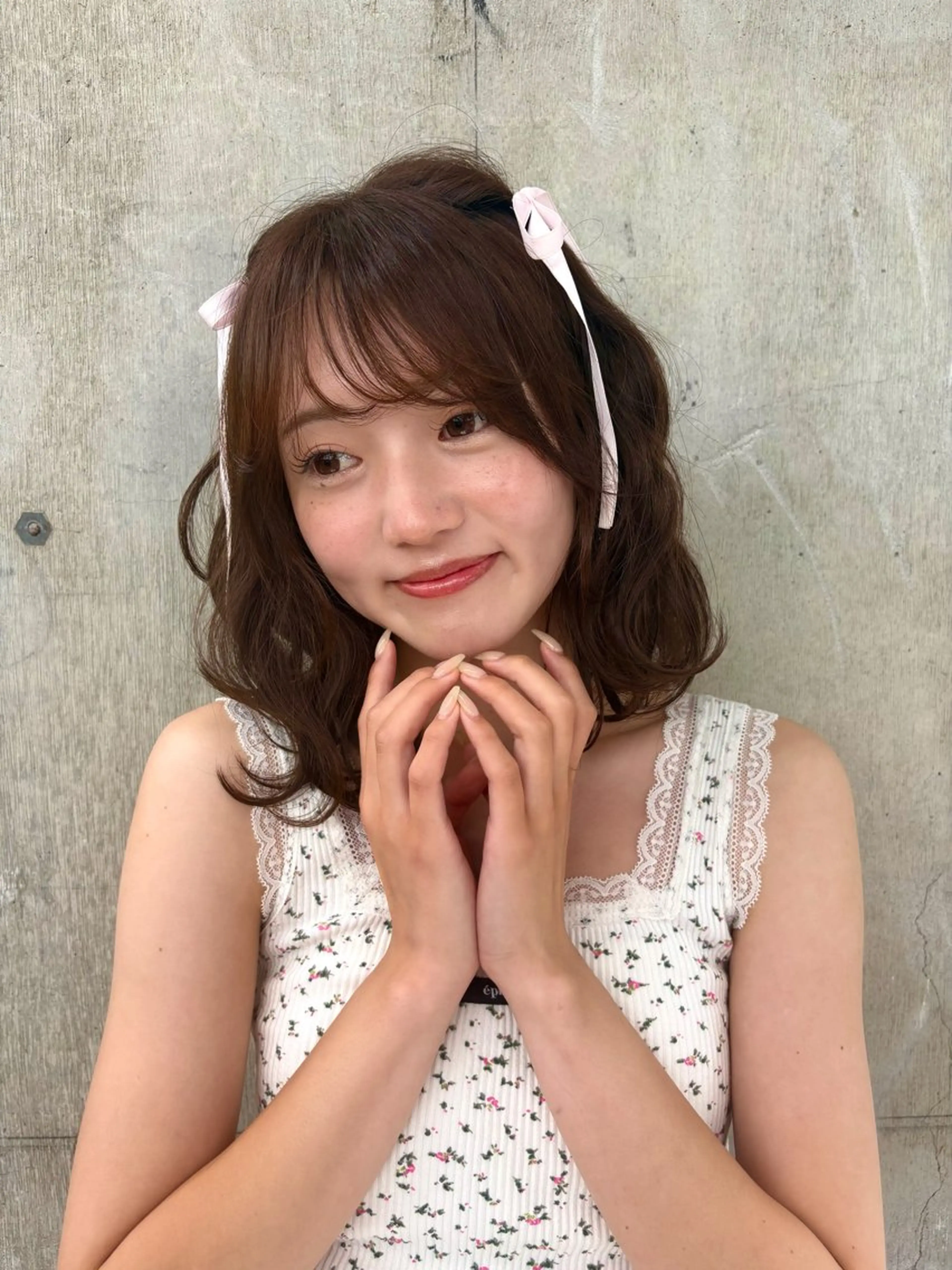 ミディアム ヘアアレンジ 🎀尾上 理鼓🎀のヘアスタイル