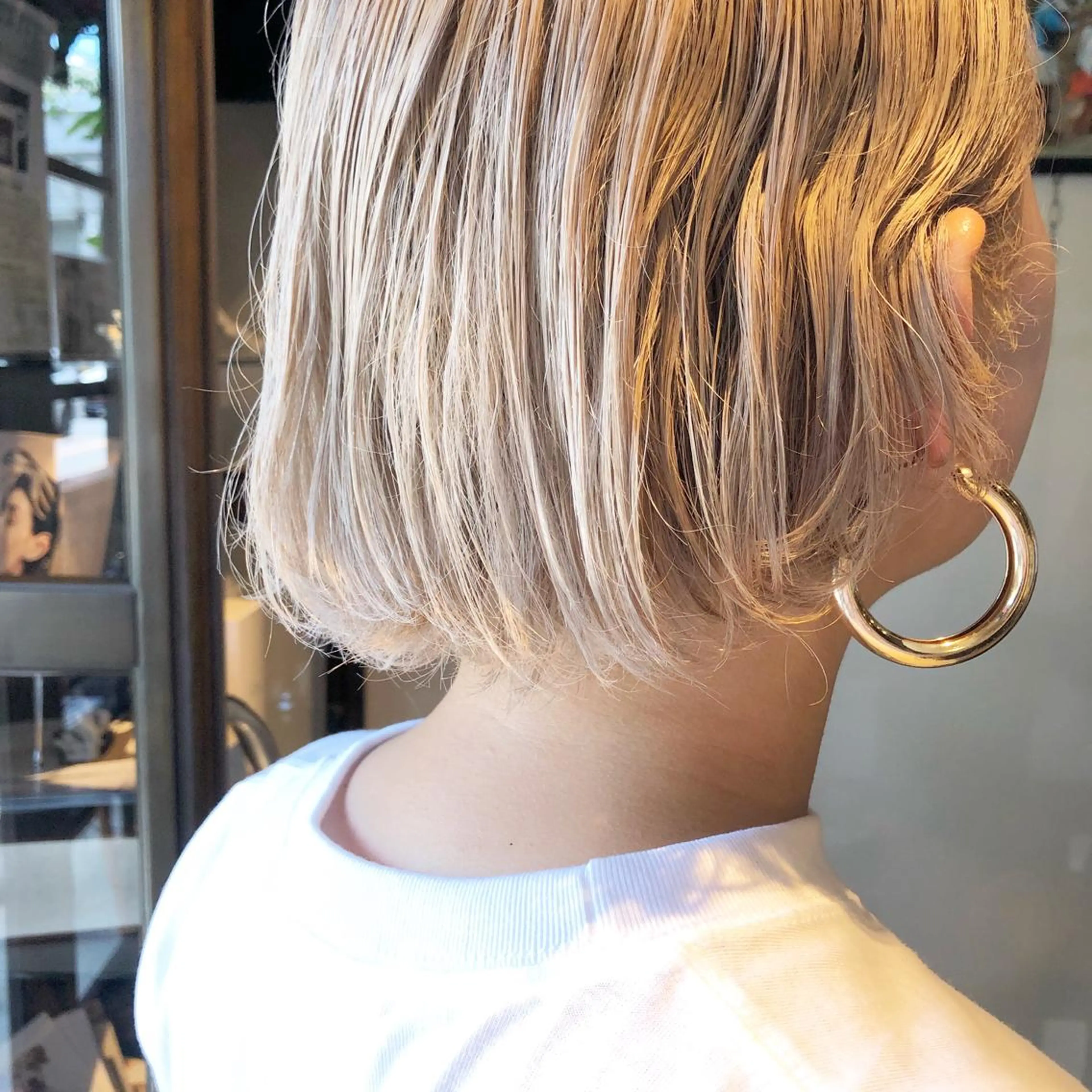 ショート カラー 外国人風カラー ヘアカラー 吉川 愛美李のヘアスタイル