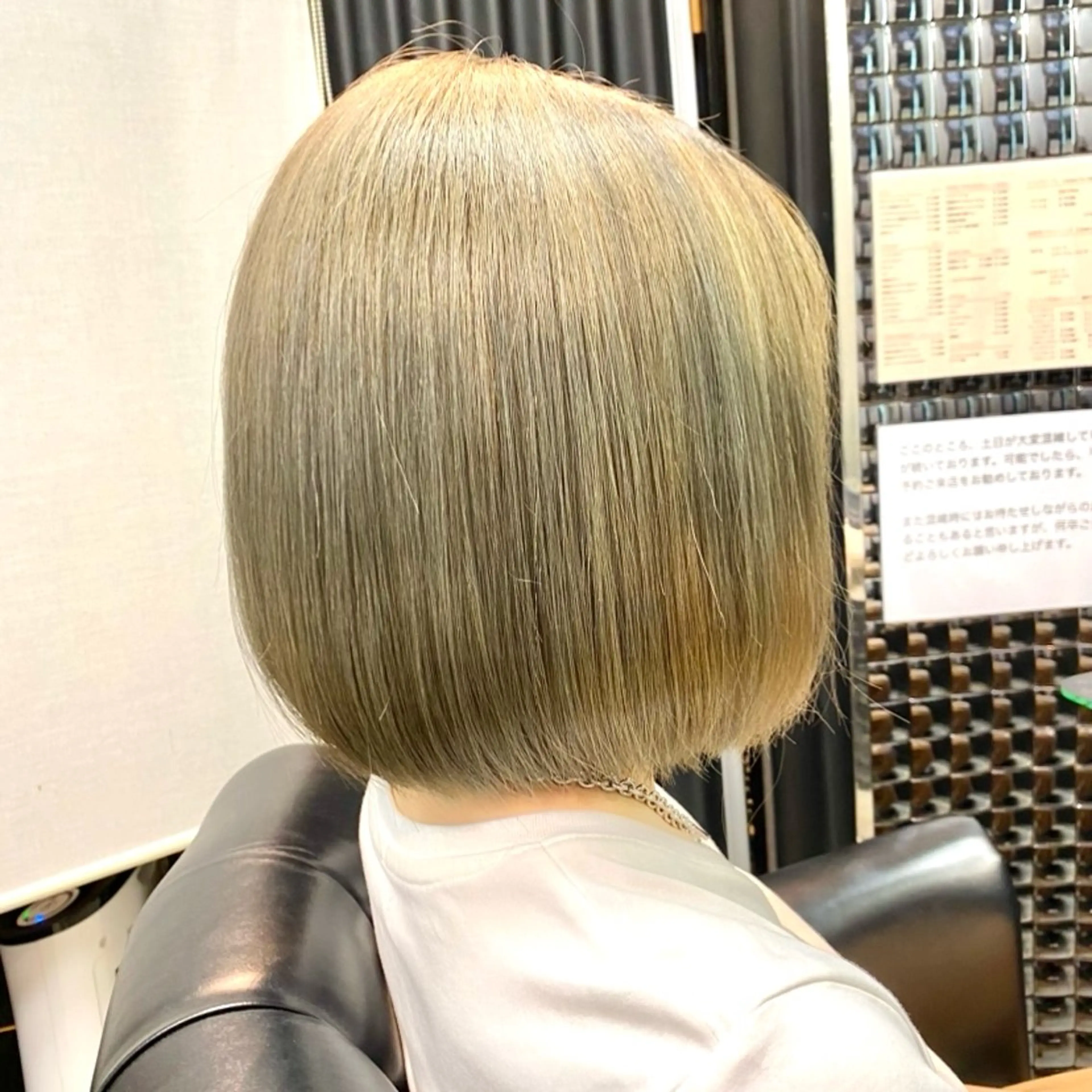 セミロング ヘアアレンジ 切りっぱなしボブ ボブ an池袋本店所属・🌷吉野ひかり🌷 カットモデル募集✂️のヘアスタイル