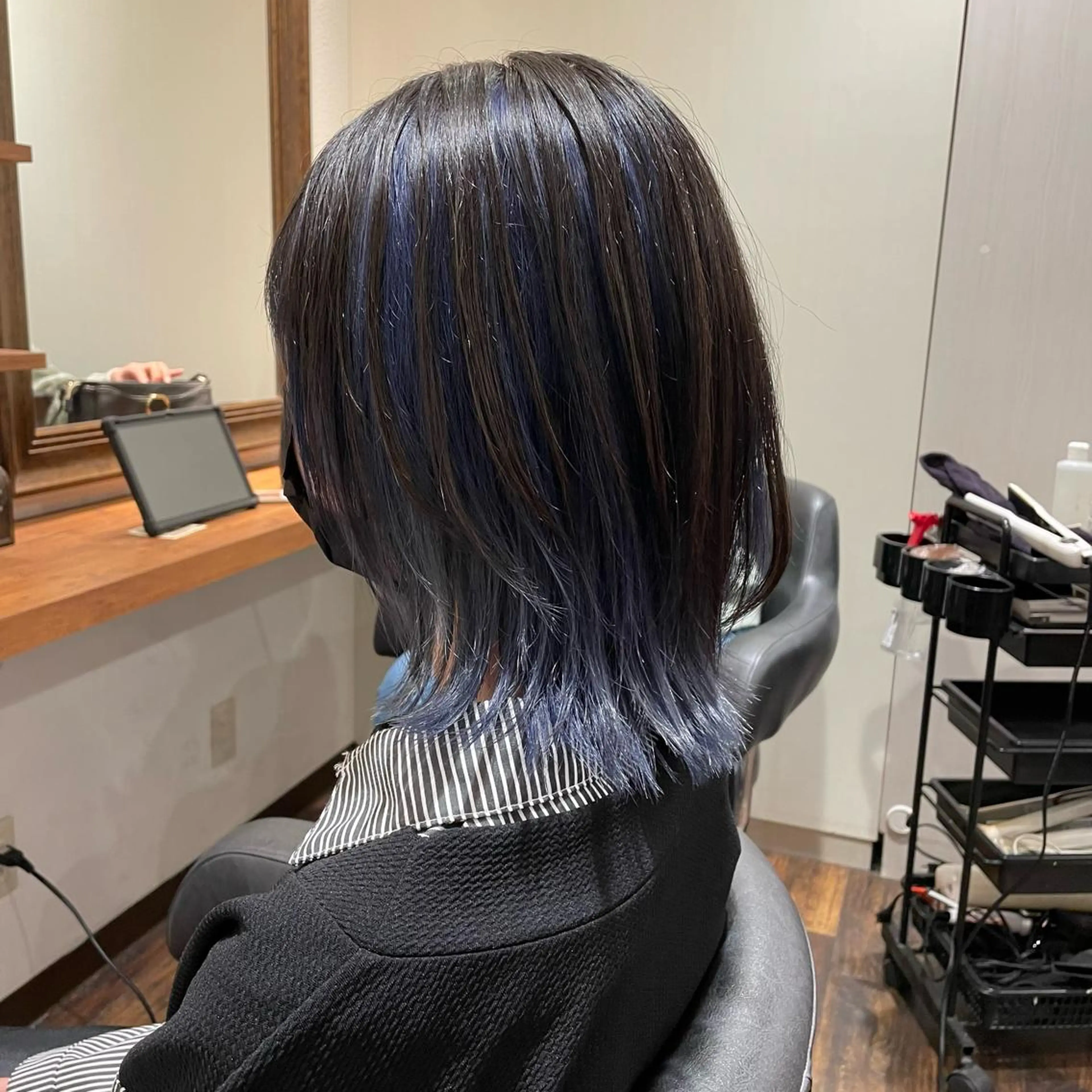 ミディアム カラー インナーカラー ウルフカット カット ヘアカラー Wataru 外国人風カラー💎のヘアスタイル