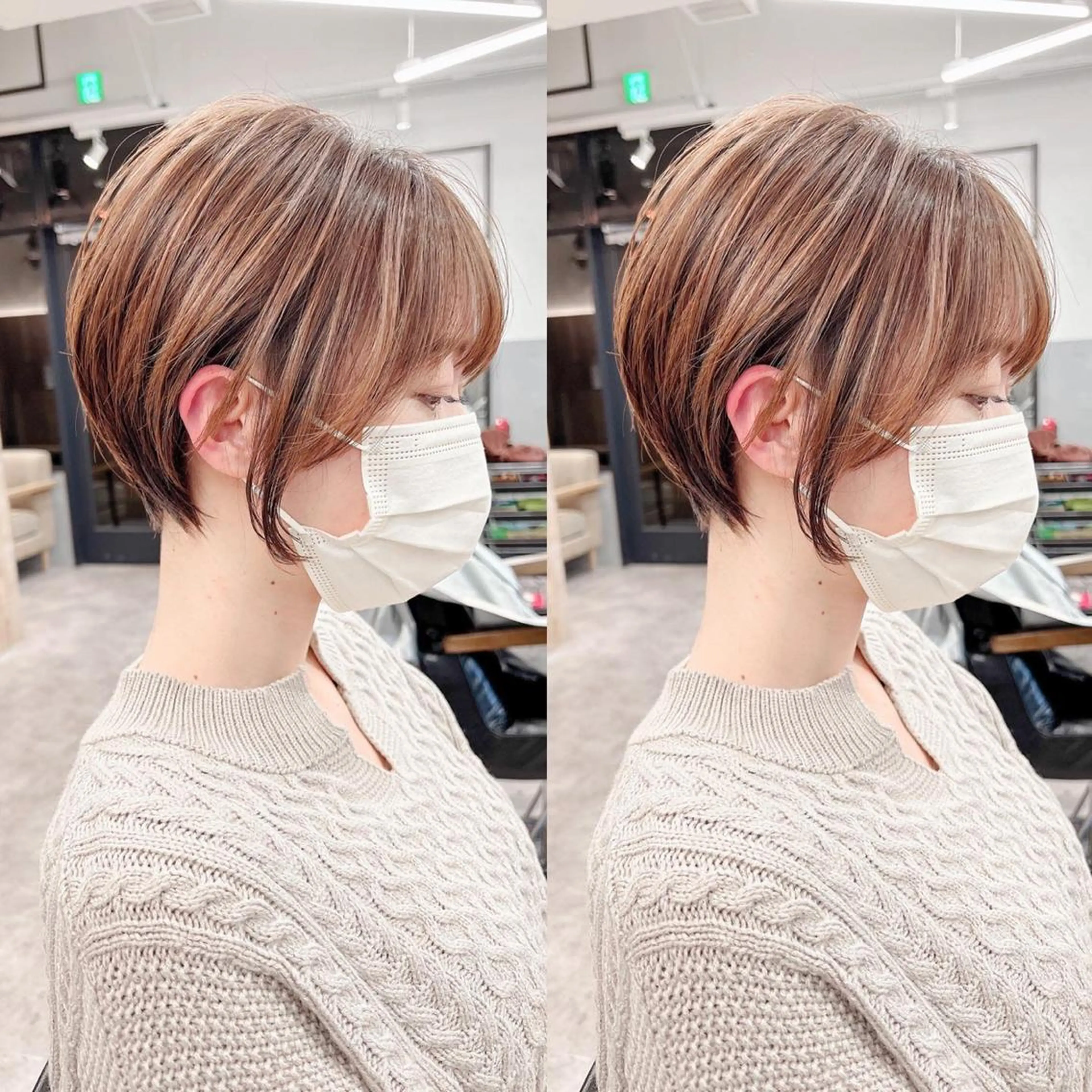 ショート カラー HARUKI MINATO japan所属・🧡ショートの達人 🧡SHOのヘアスタイル