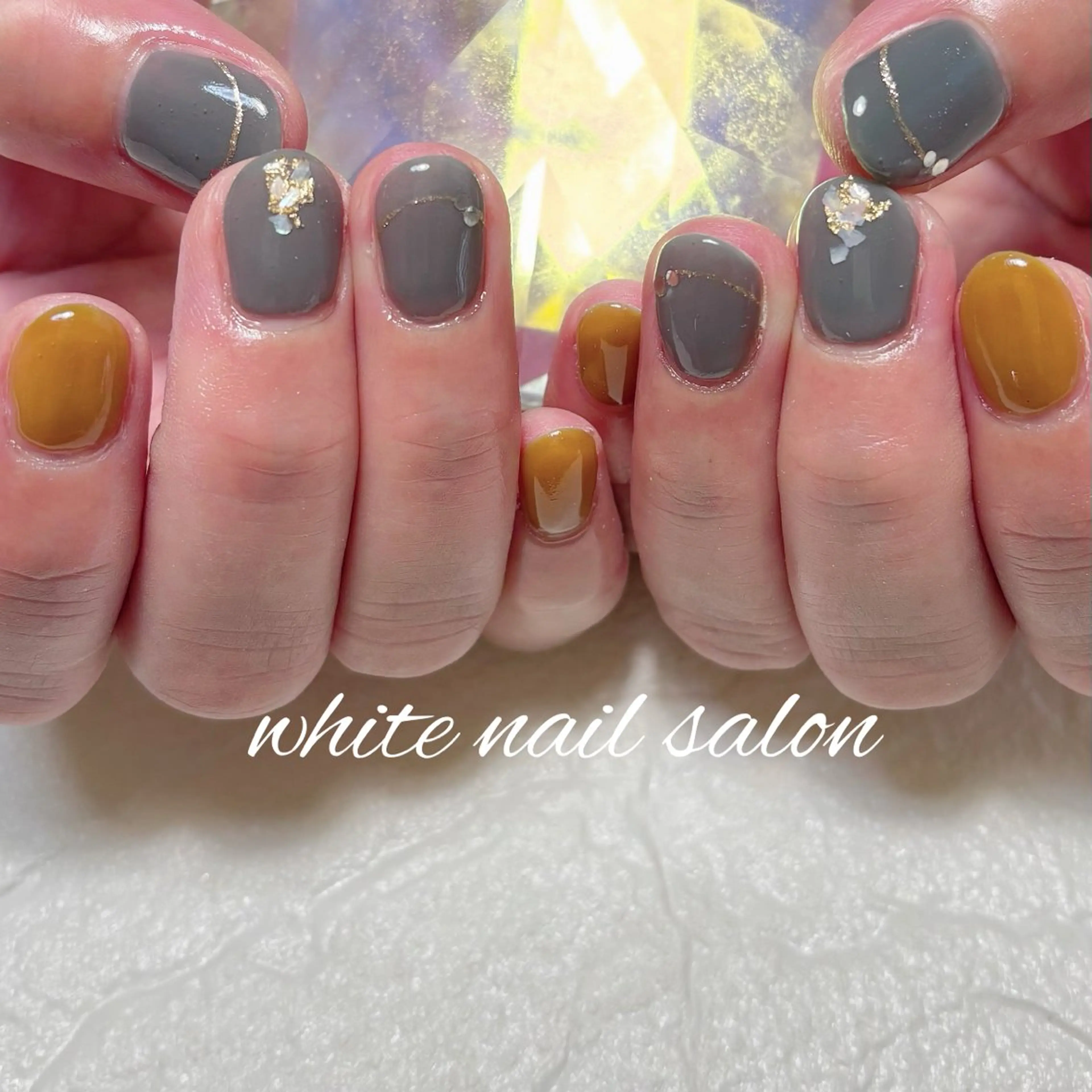 ネイル フットネイル ハンドネイル white nail salonのネイルデザイン