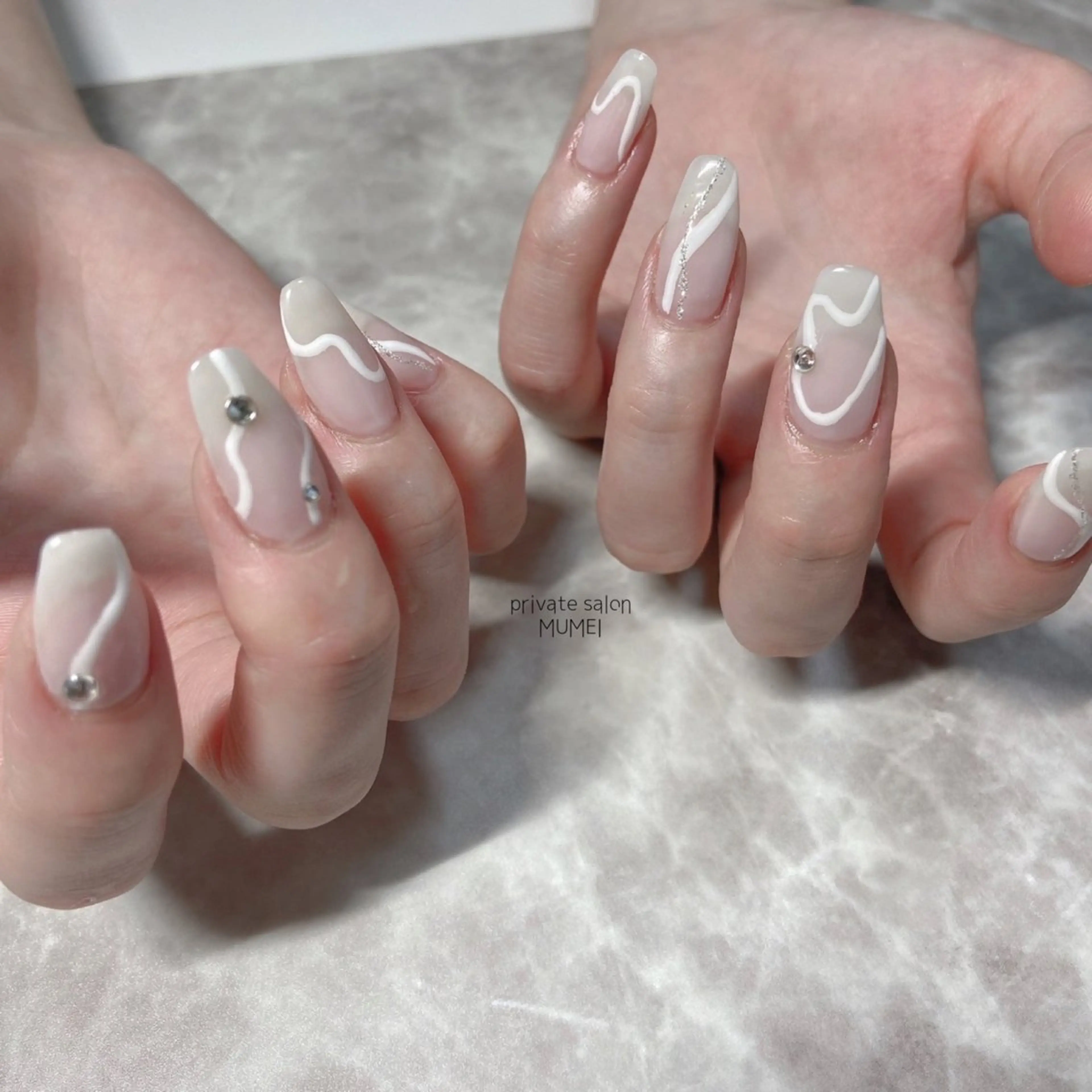 ネイル 持ち込み private salon MUMEI所属・🫧 KAORIのネイルデザイン