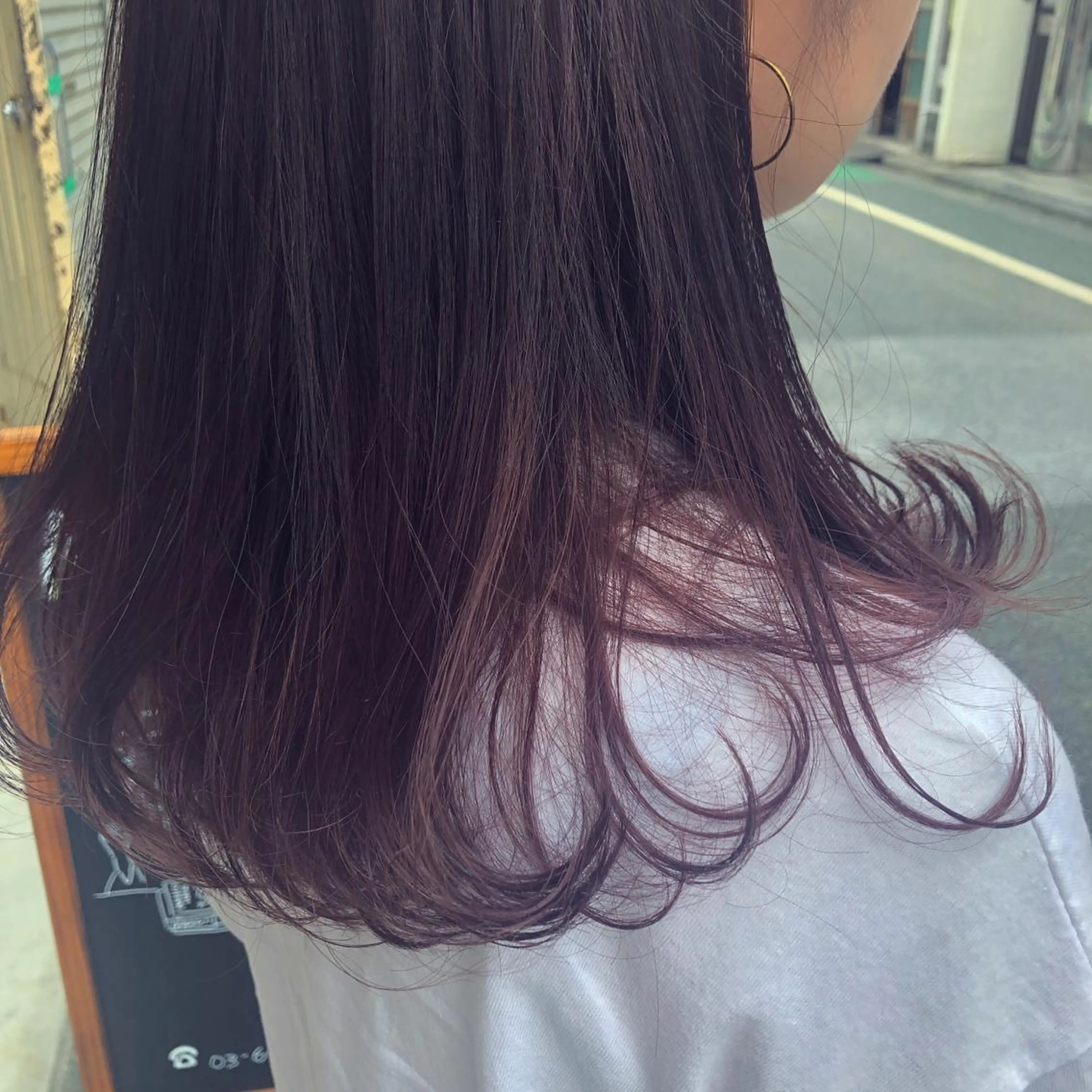セミロング カラー ラベンダーカラー ピンクカラー ピンクラベンダー レイヤー/ハイトーン 🧸SENAのヘアスタイル