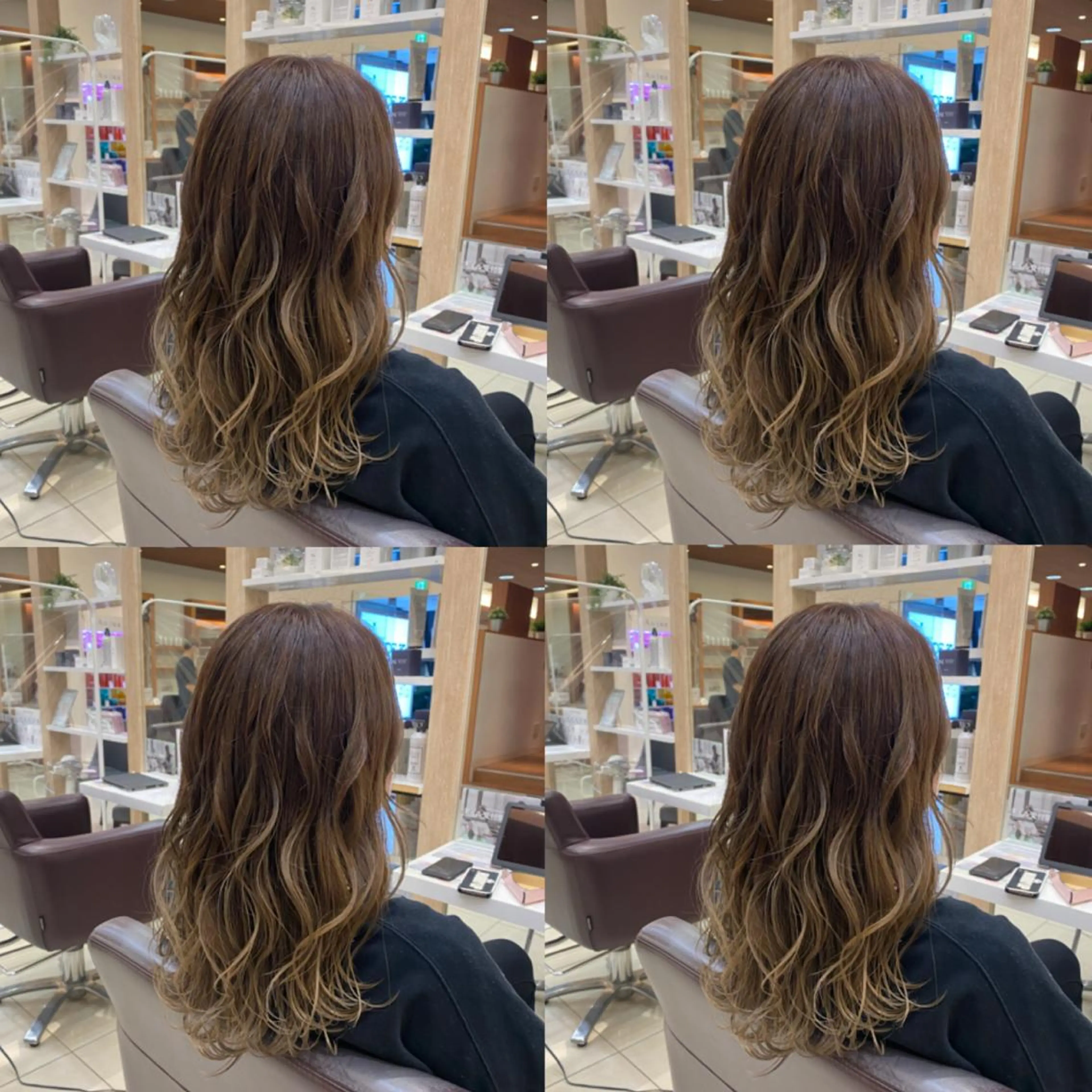 セミロング ヘアカラー トリートメント 【カラー指名No 1✨】原田響のヘアスタイル