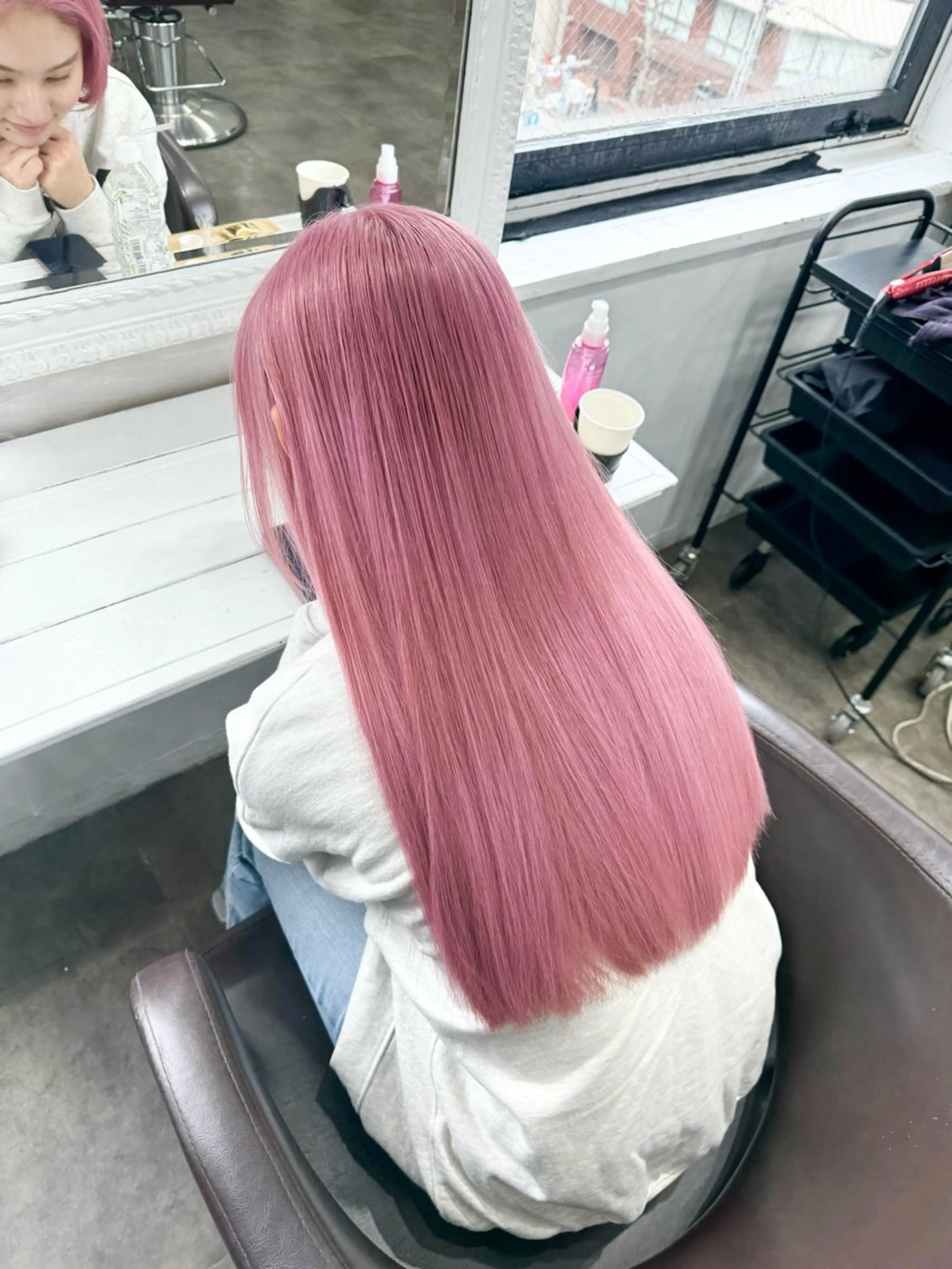 ロング カラー 縮毛矯正 トリートメント SALOWIN札幌大通り所属・札幌ハイトーン/ ブリーチカラー/ドイのヘアスタイル