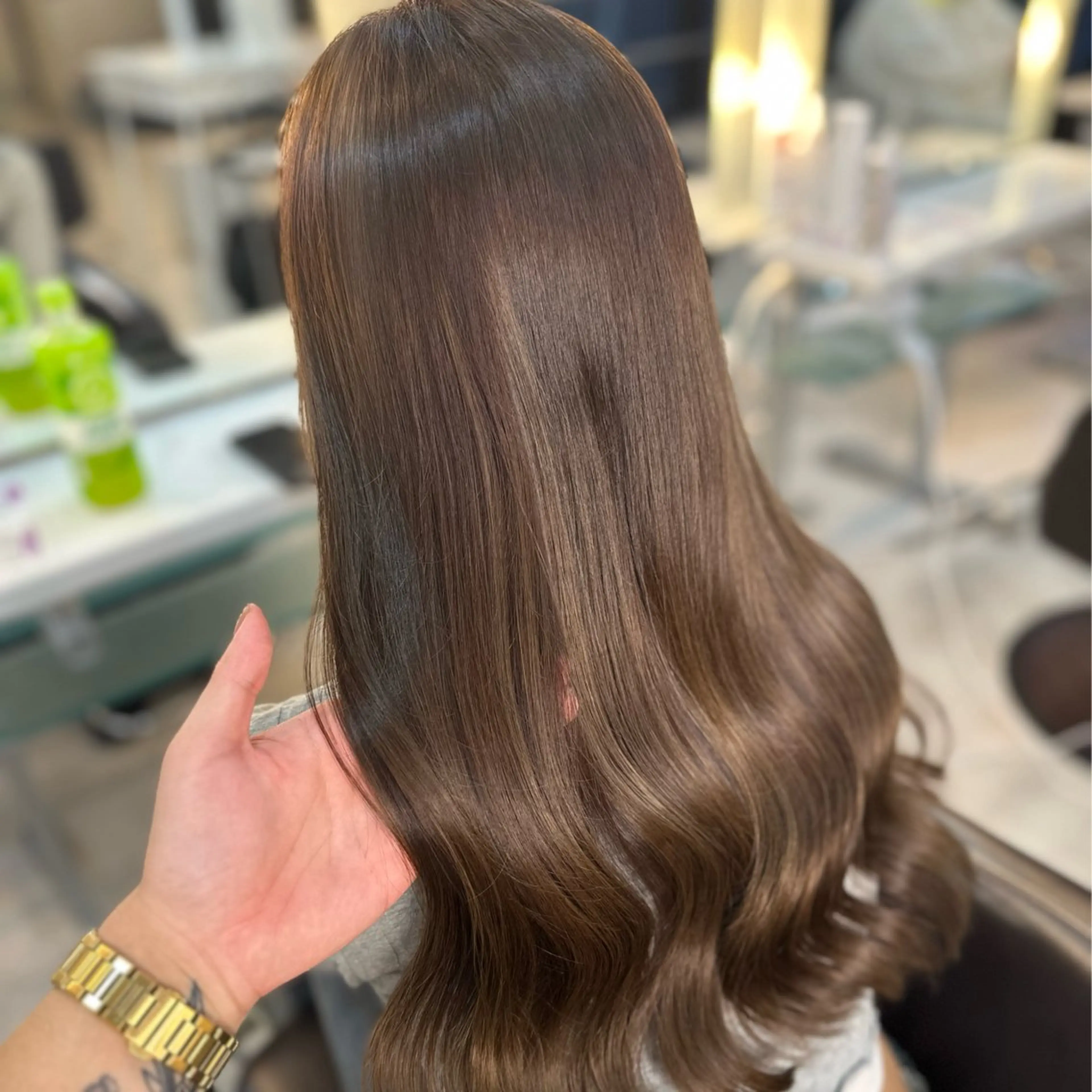 ロング カット ヘアカラー トリートメント 🤍うる艶透明感🤍 satsukiのヘアスタイル