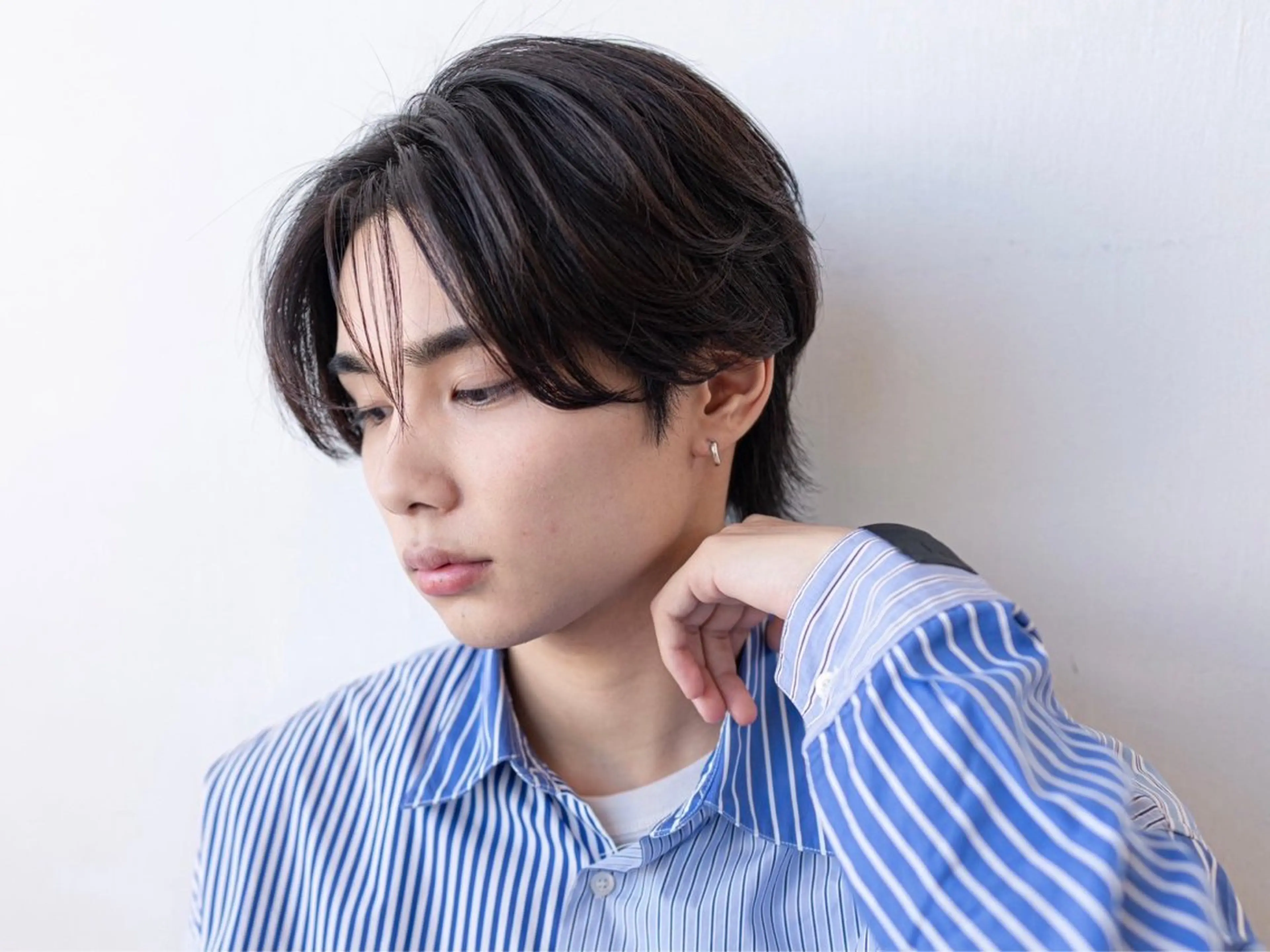 ショート パーマ メンズ カット パーマ トリートメント 波巻きスパイラルパー マ/シャドウパーマ駿のヘアスタイル