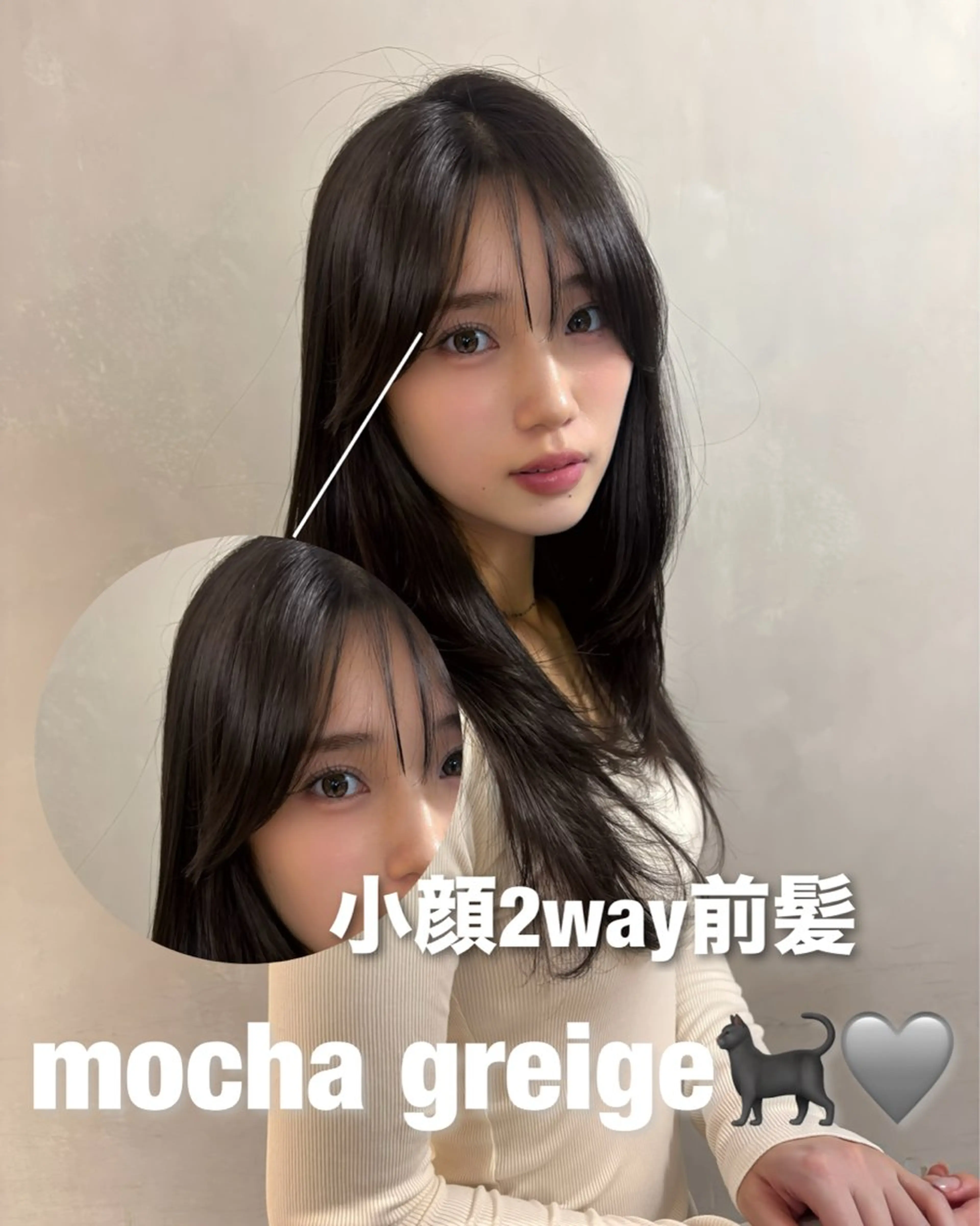 ミディアム カラー カット ヘアカラー トリートメント 浅倉艶🐈‍⬛ /ウルフ/レイヤーのヘアスタイル