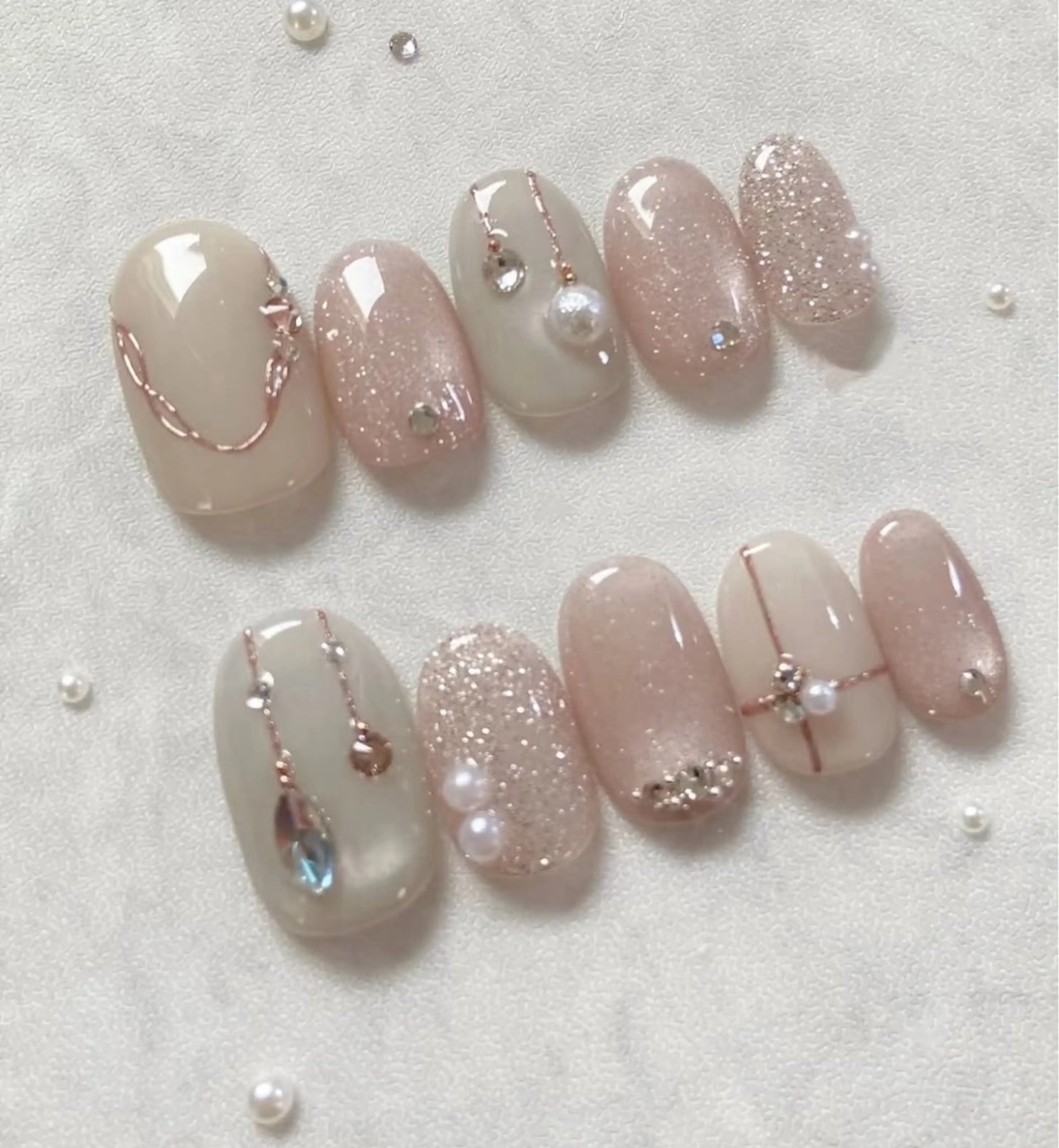 ネイル ハンドネイル 🫧 はる🩵のネイルデザイン