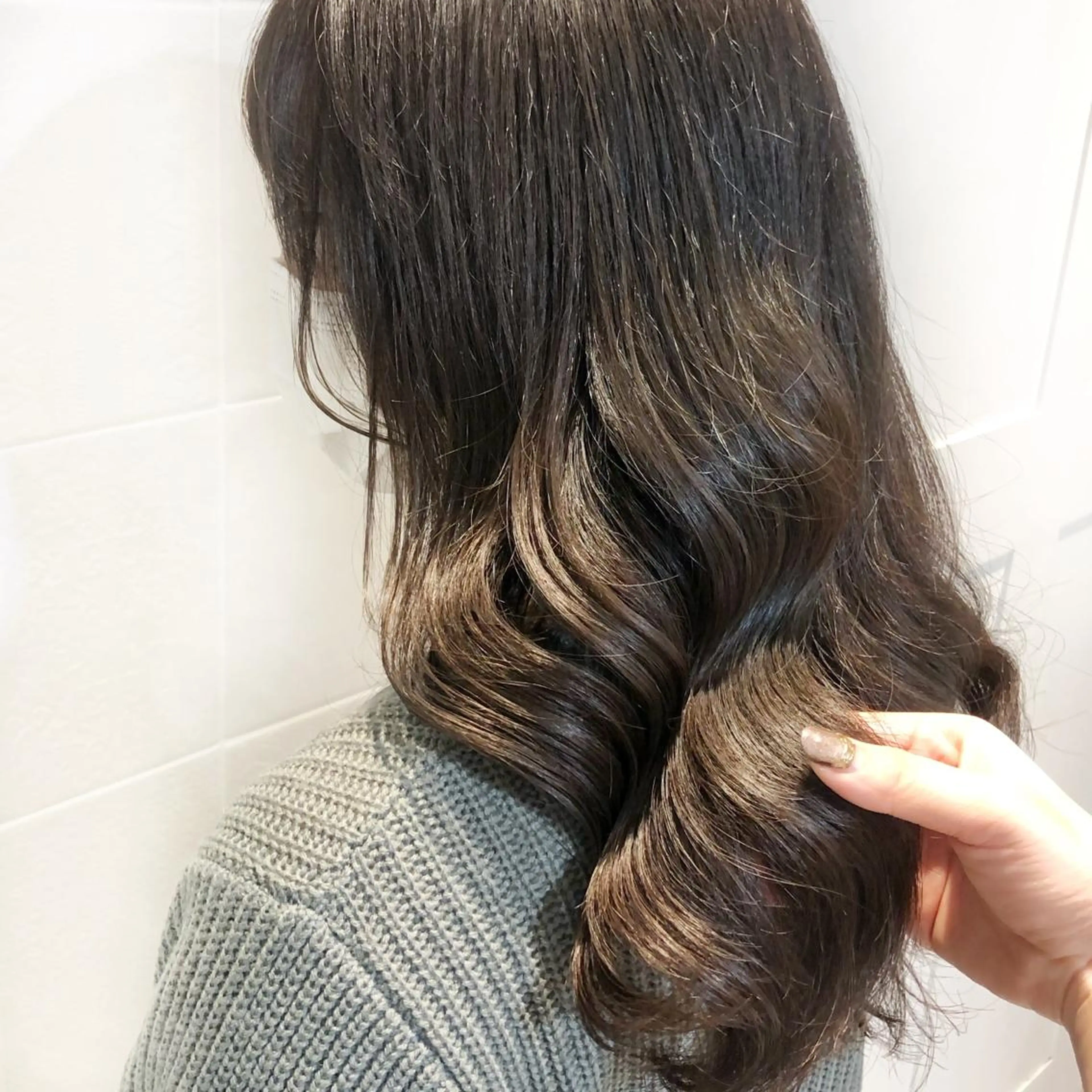ロング カラー ヘアカラー トリートメント 🌟eyeモデル募集 しもさこ🌟のヘアスタイル