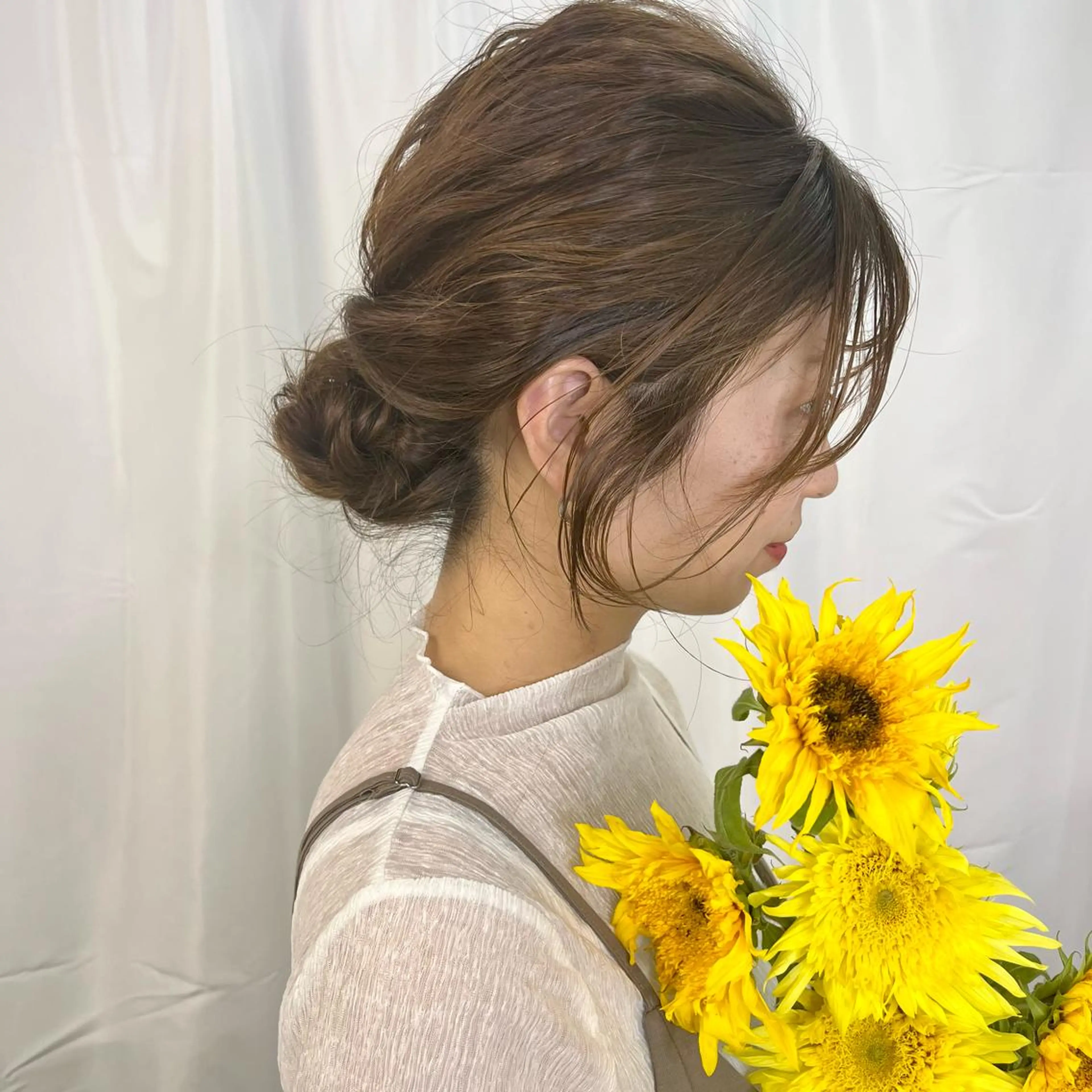 ロング ヘアアレンジ お団子ヘア ヘアセット 推し活美容師 🩵 Hayashiのヘアスタイル