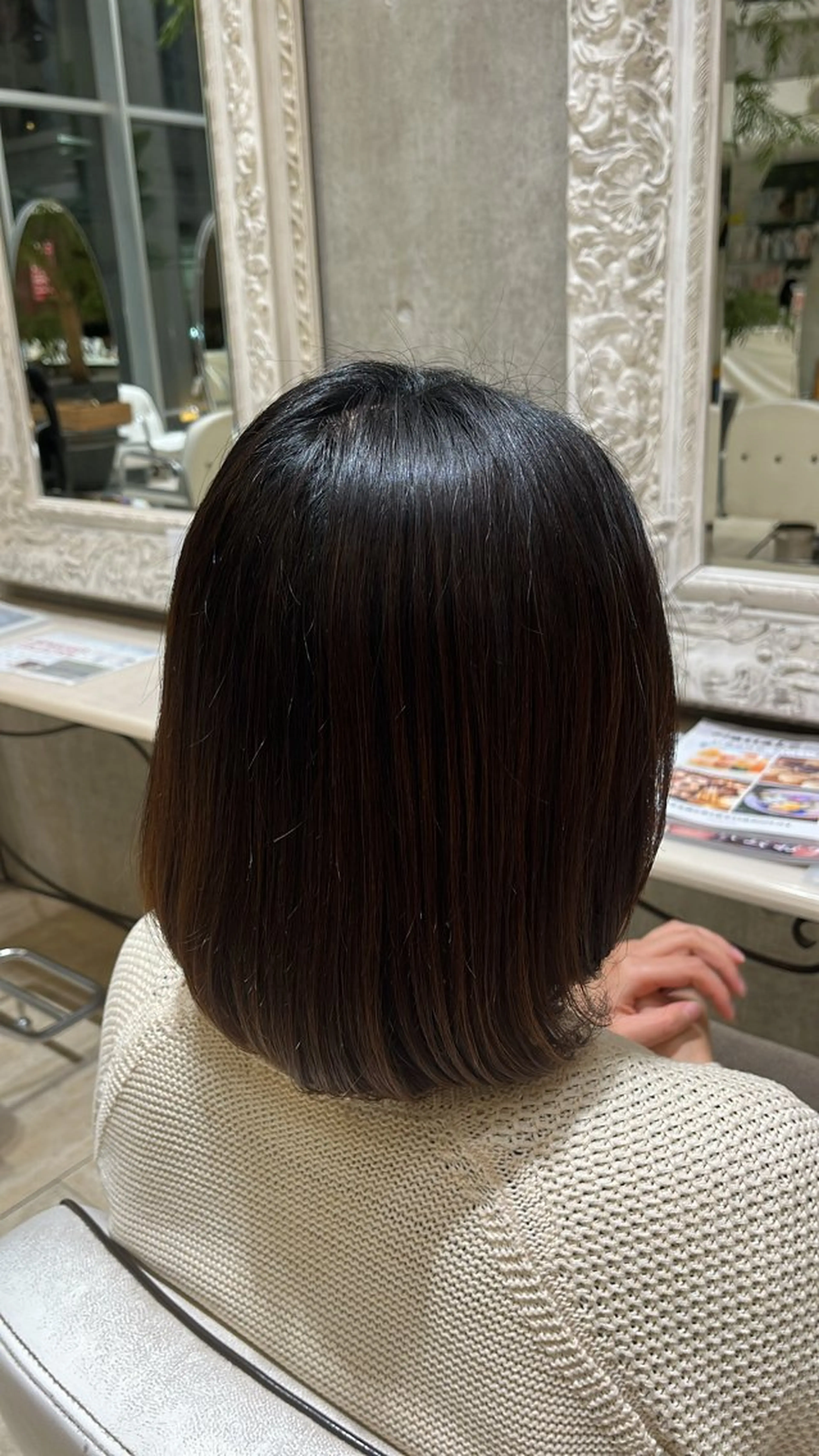 ミディアム ボブ オブヘア　ウエスト店所属・鈴木 夏季/お悩み相談のヘアスタイル