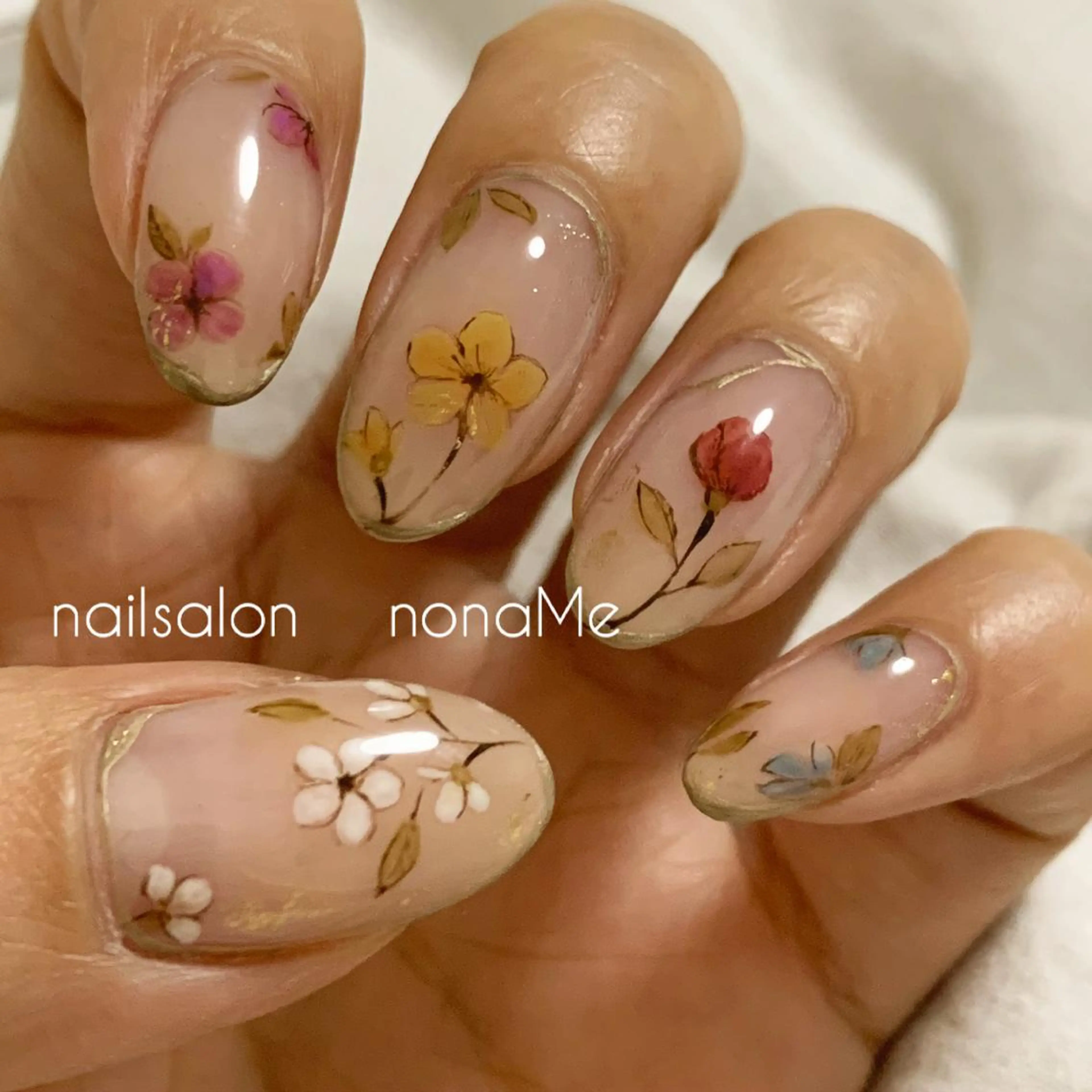 ネイル アートネイル nonaMe 森のネイルデザイン