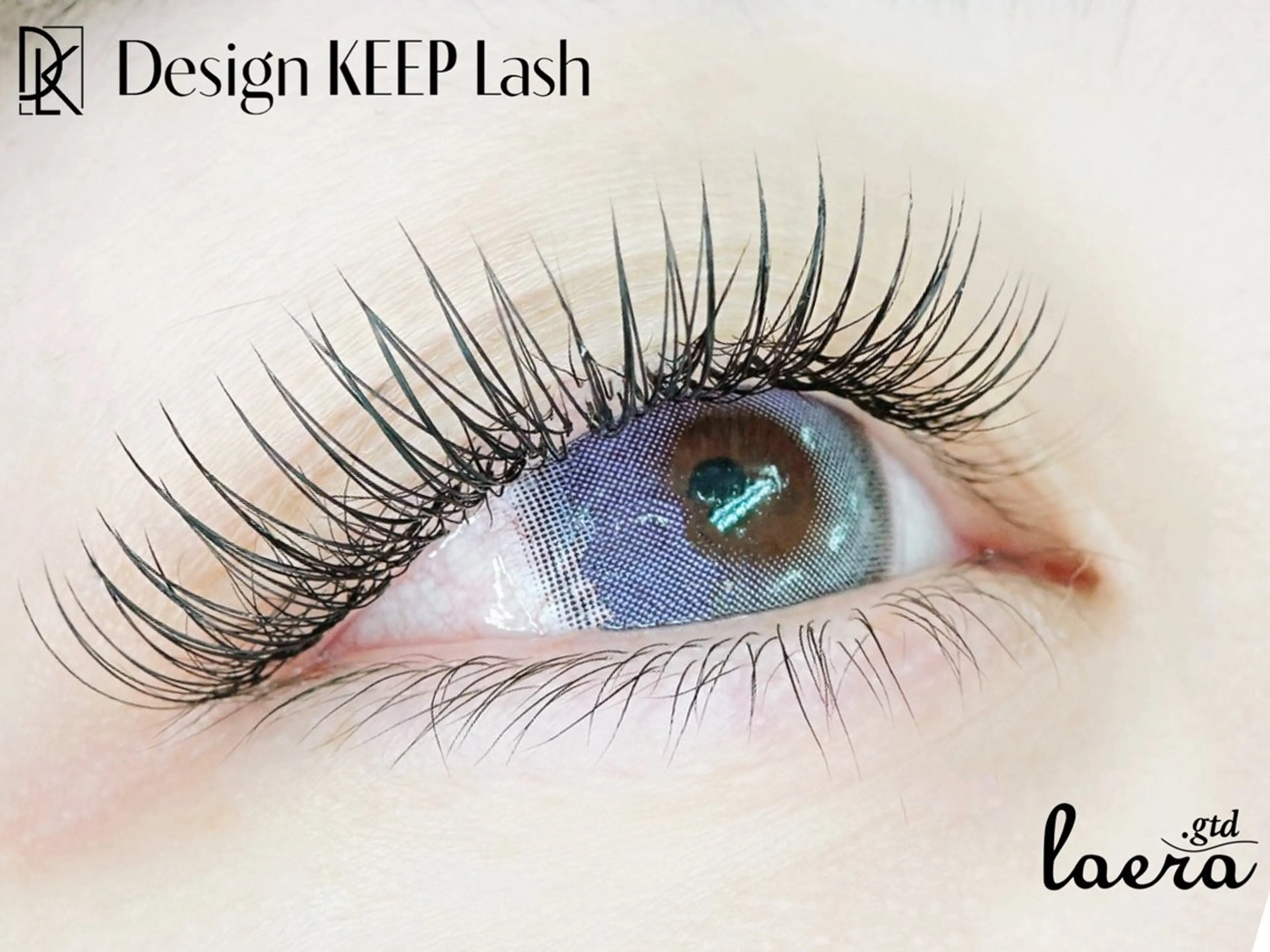 【業界初❗️DKLエクステ❗️バラつかない・毛並みが綺麗❗️】ナチュラル仕上げ(120本まで)の写真