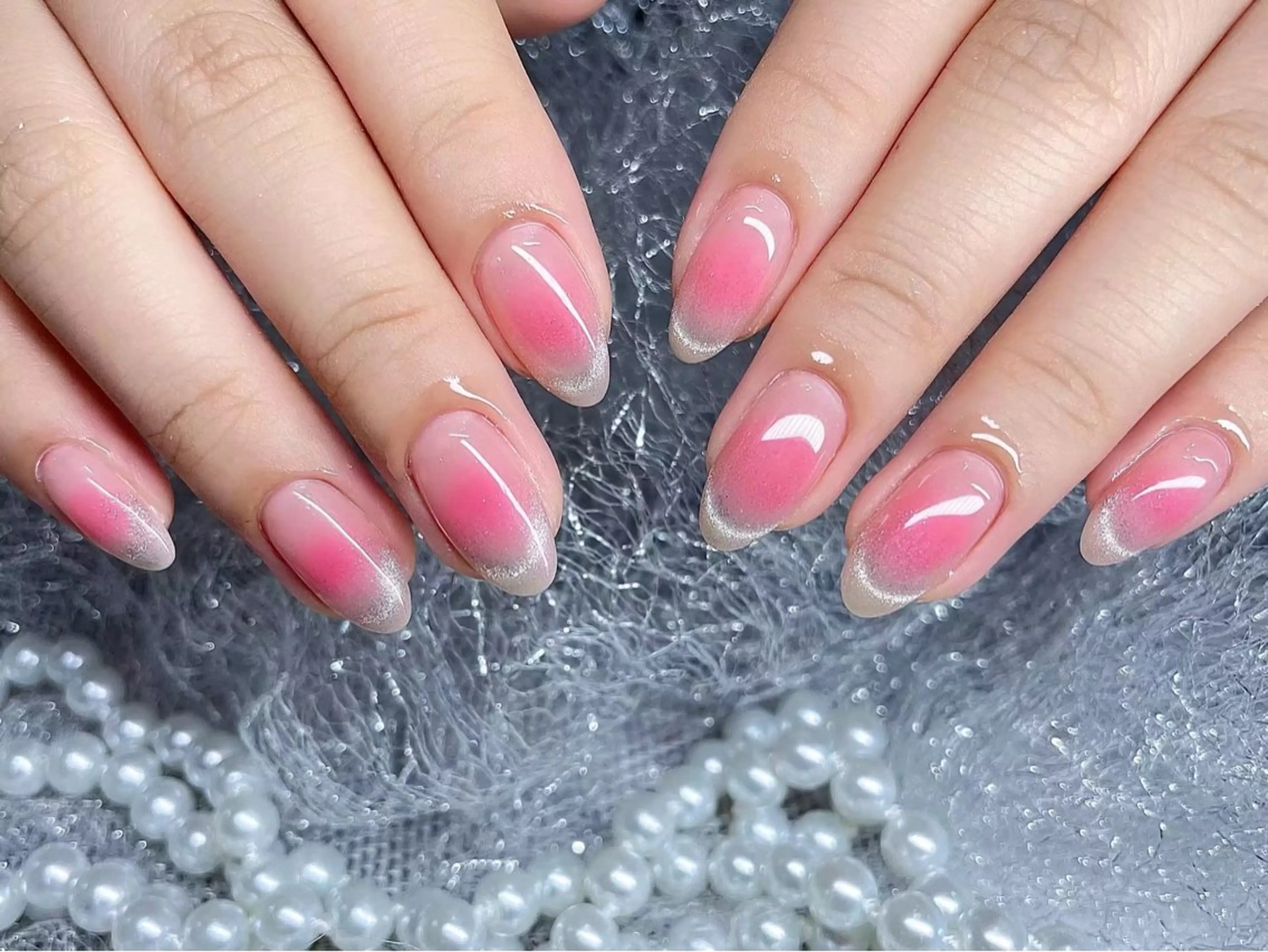 ネイル アートネイル オーロラネイル クリアネイル フレンチネイル ジェルネイル ハンドネイル ハンドケア Best Nail池袋東口店のネイルデザイン