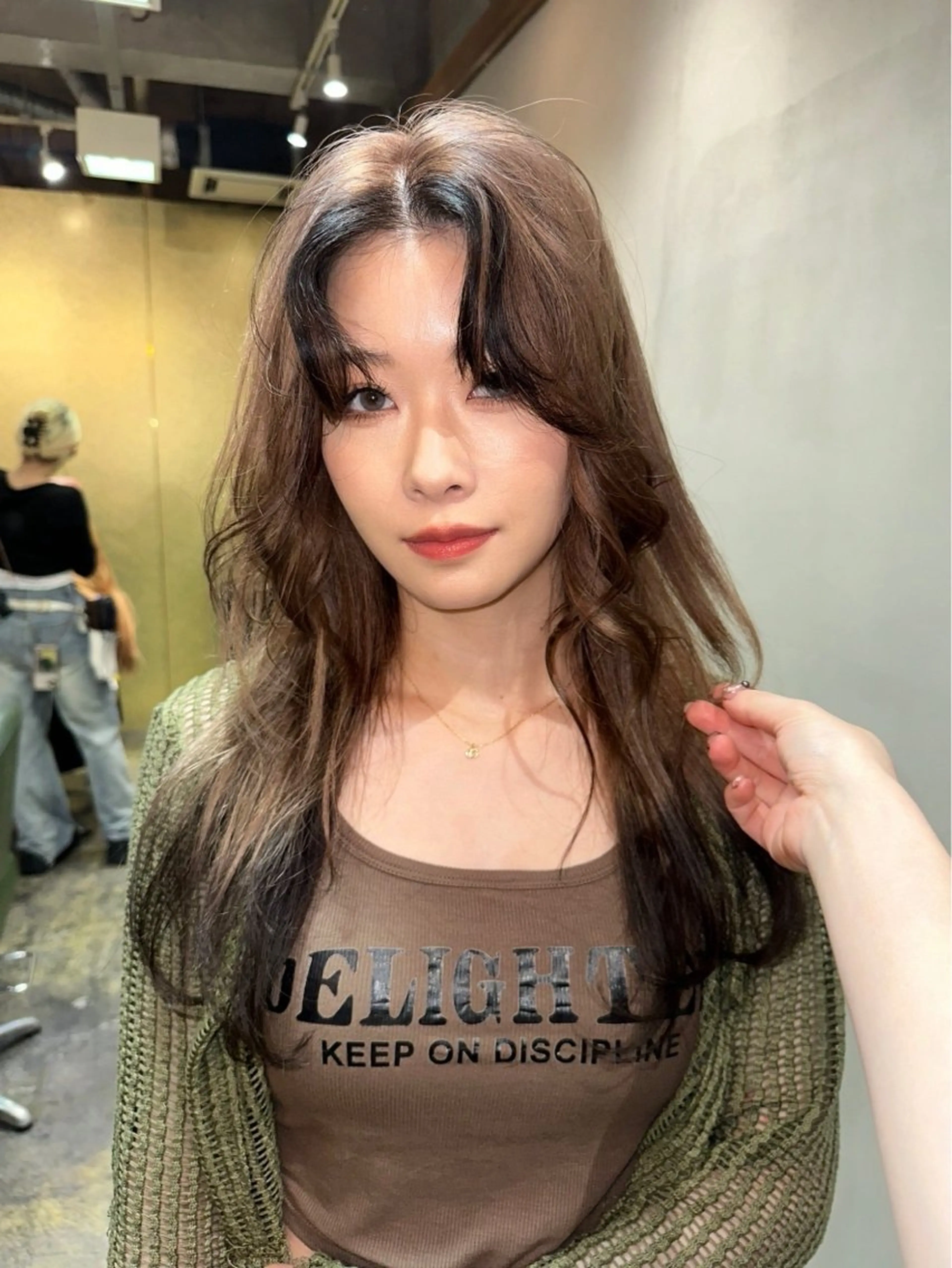 ミディアム 心斎橋ハイトーン/ カノンのヘアスタイル