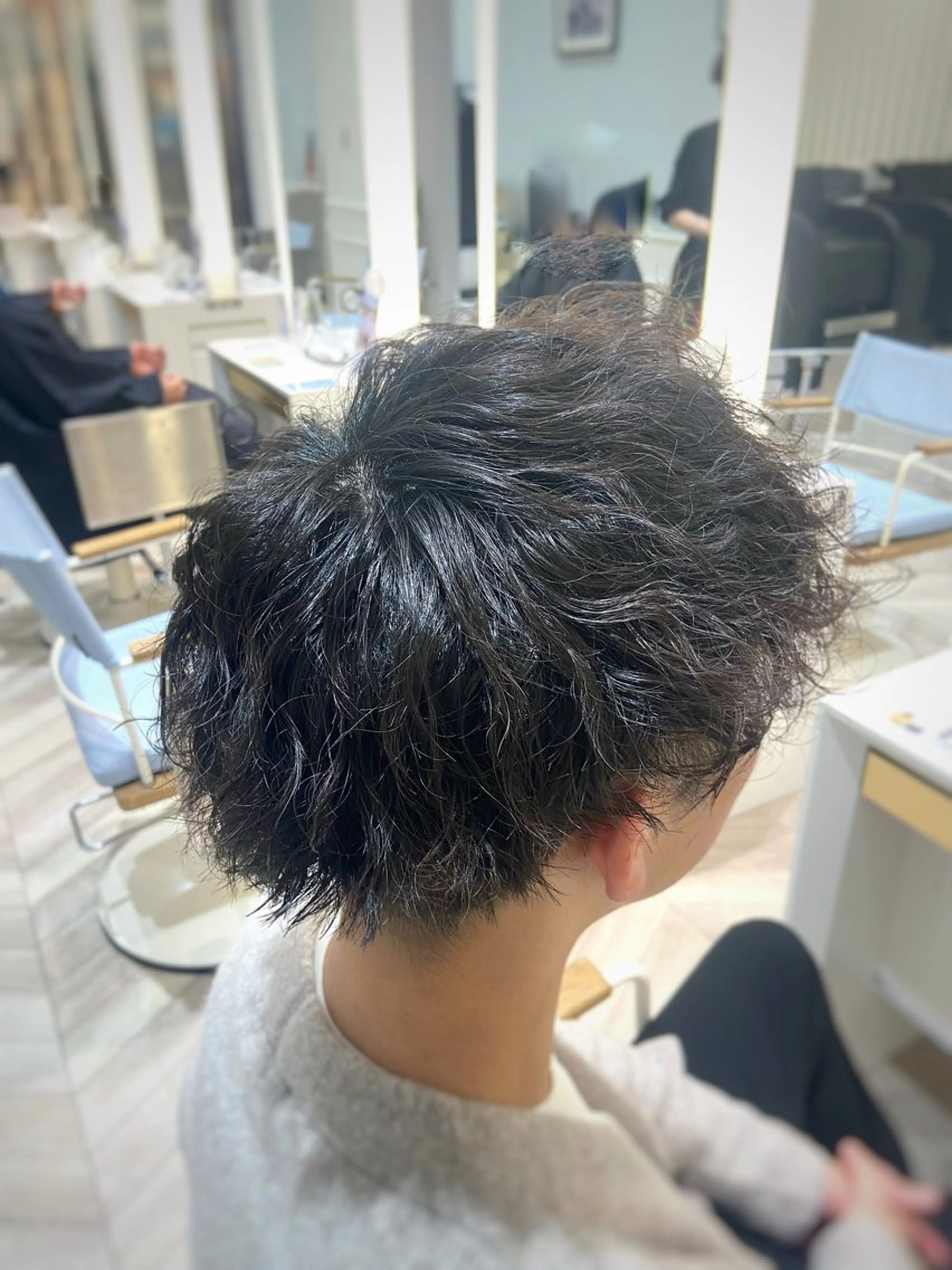 ミディアム ミディアムパーマ カット パーマ 垢抜け/似合わせ✨ モテ髪/井谷拓馬のヘアスタイル
