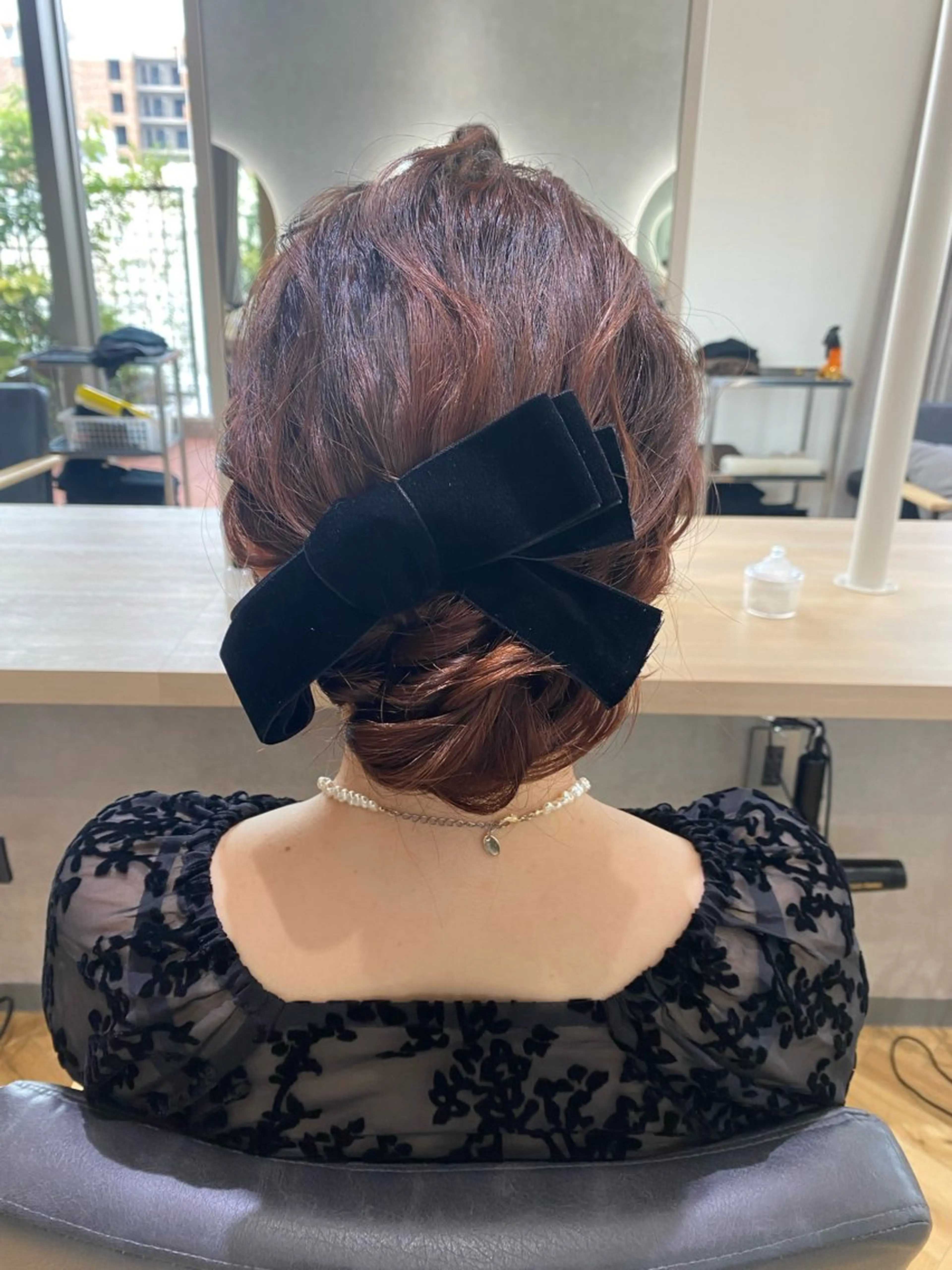 セミロング ヘアアレンジ ヘアセット 髪質改善/艶カラー 🎀ヘアアレンジ🎀のヘアスタイル