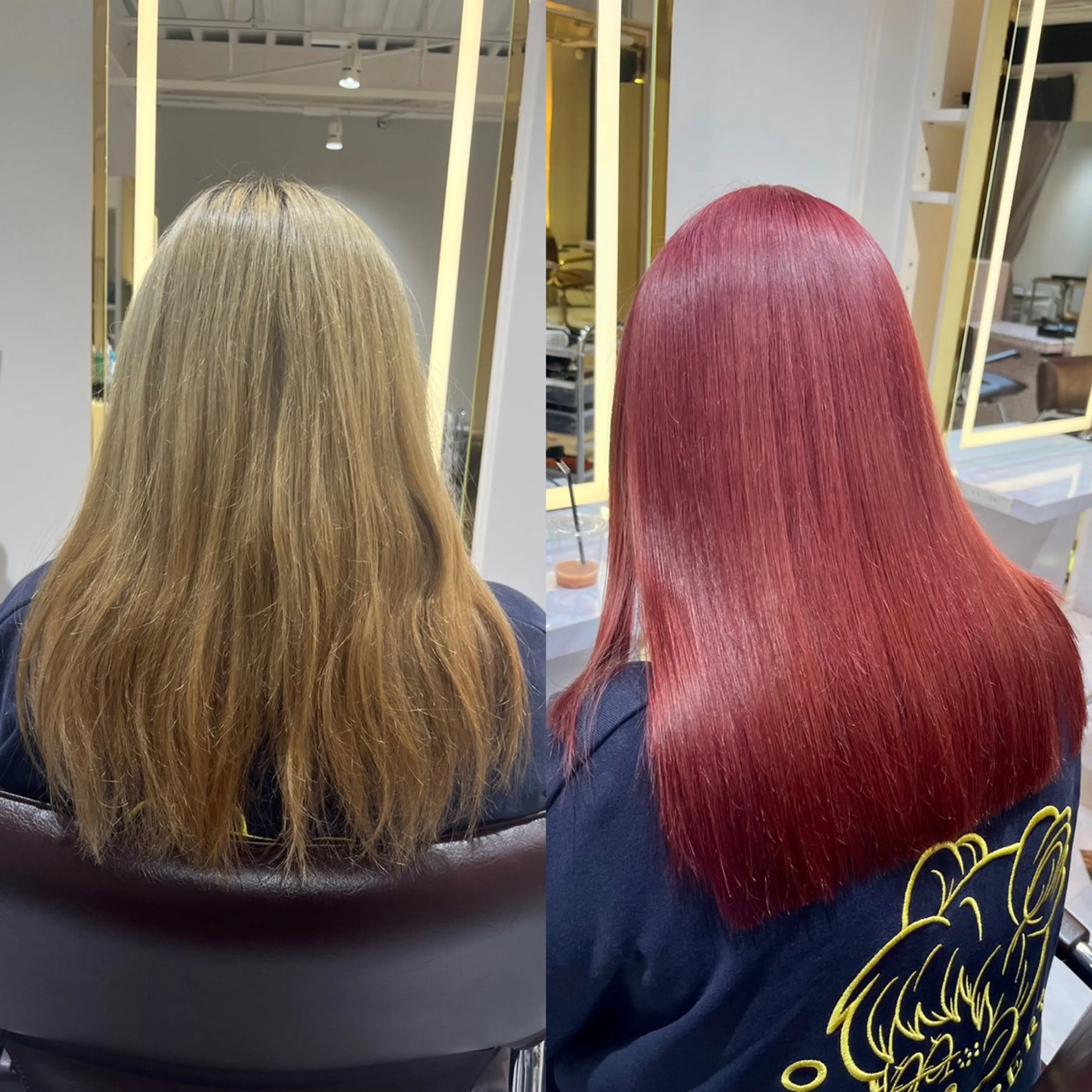 ロング カラー ヘアカラー トリートメント 髪質改善･縮毛矯正 特化･ユウシンのヘアスタイル