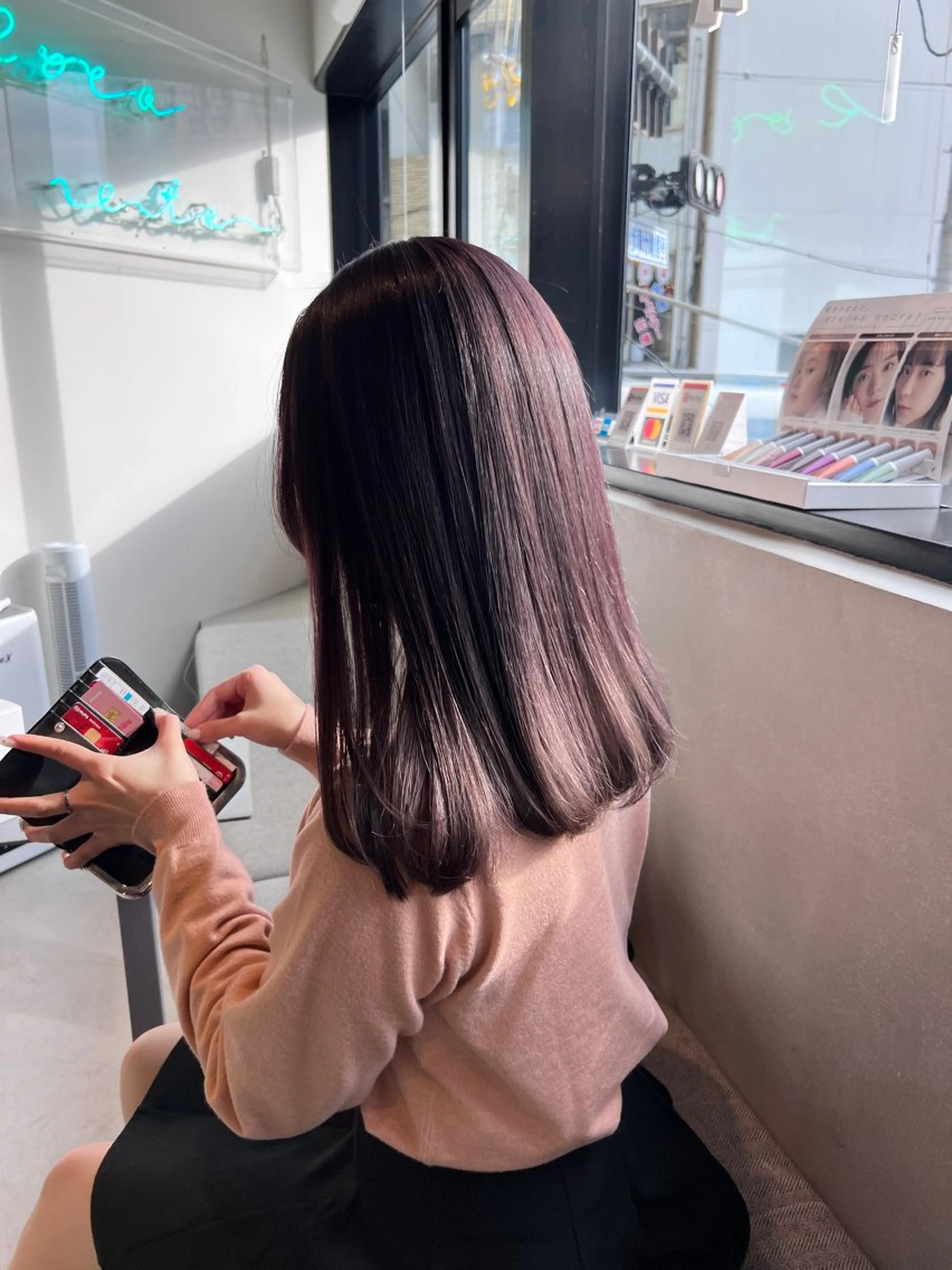 ロング カラー カット ヘアカラー トリートメント ROCAReTA  河原町三条所属・🌐👽フクイ キララ🌎💎のヘアスタイル