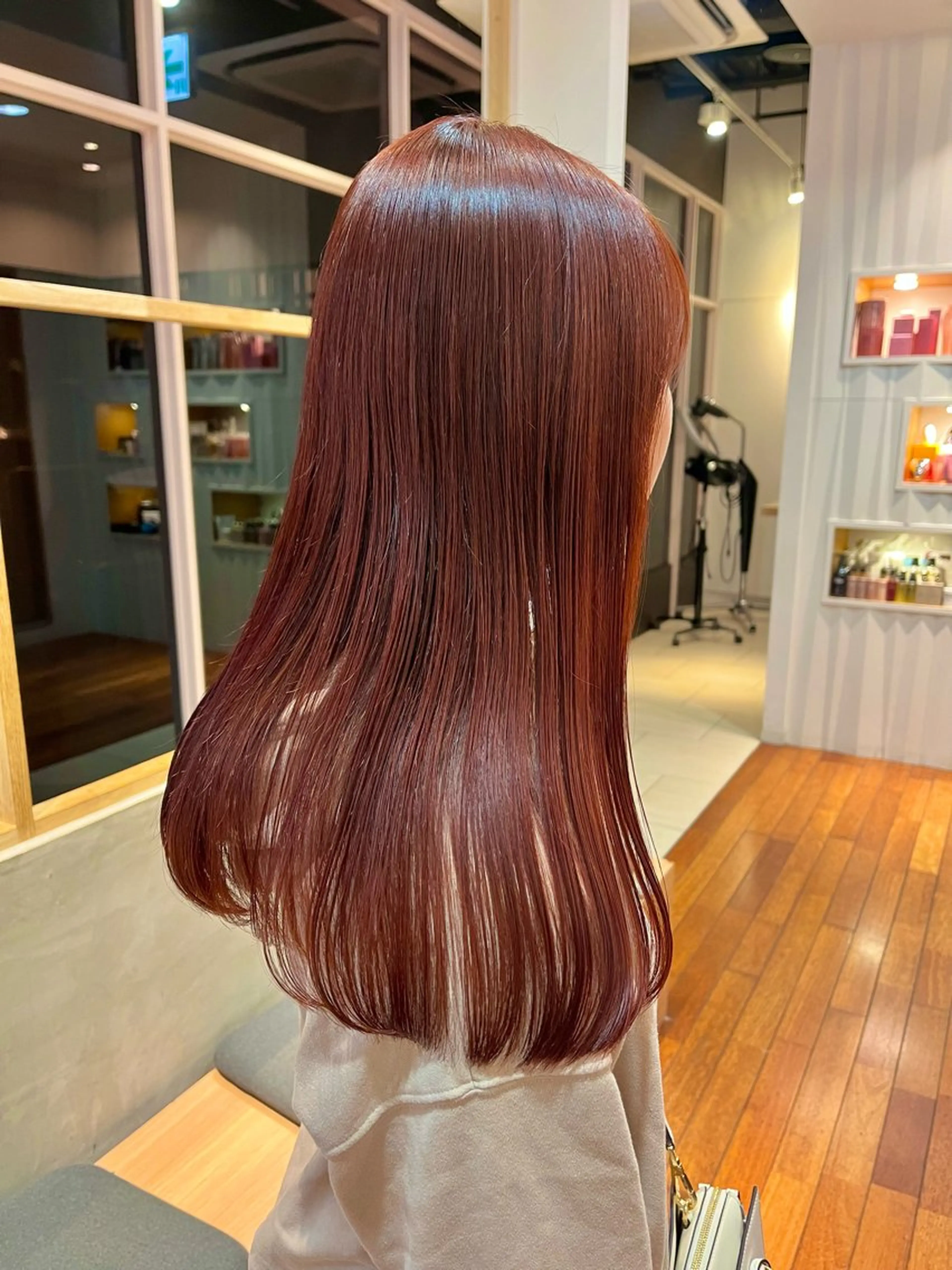 セミロング カット ヘアカラー トリートメント 🌸暖色カラー/ボブ 一色愛海🌸のヘアスタイル