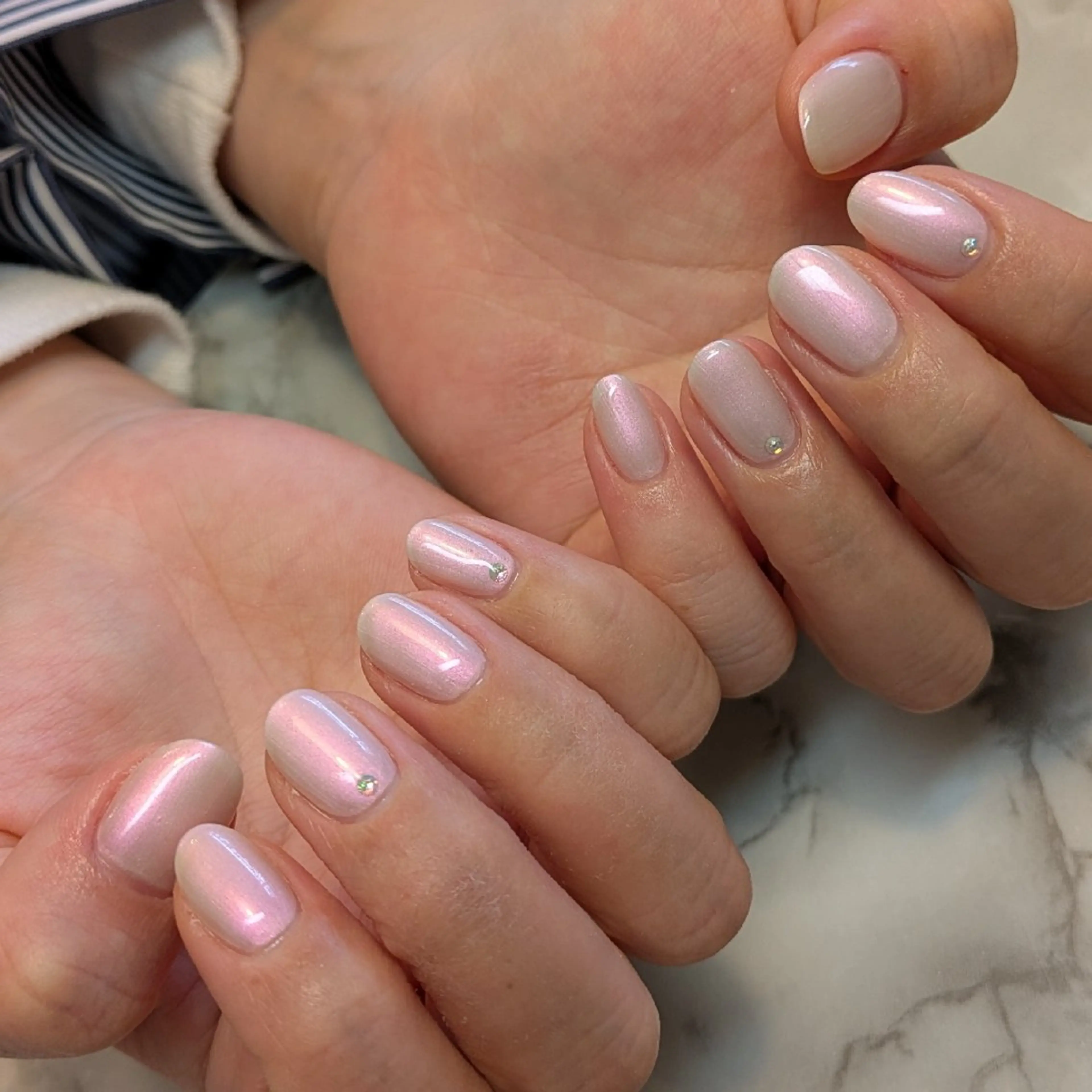 ネイル ワンカラーネイル ジェヌインネイル 河内のネイルデザイン