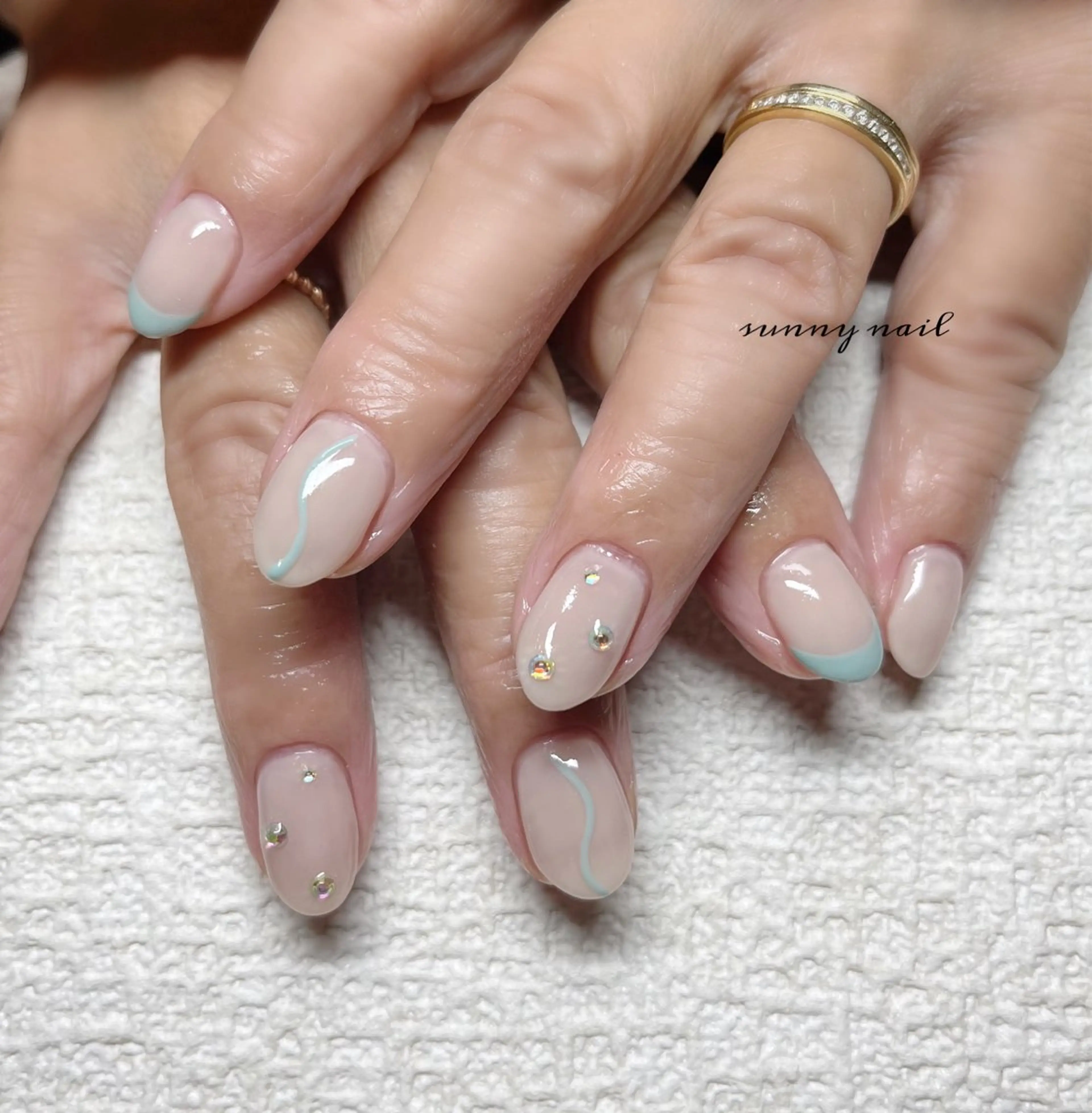 ネイル カジュアル ぷっくりネイル sunny nailのネイルデザイン