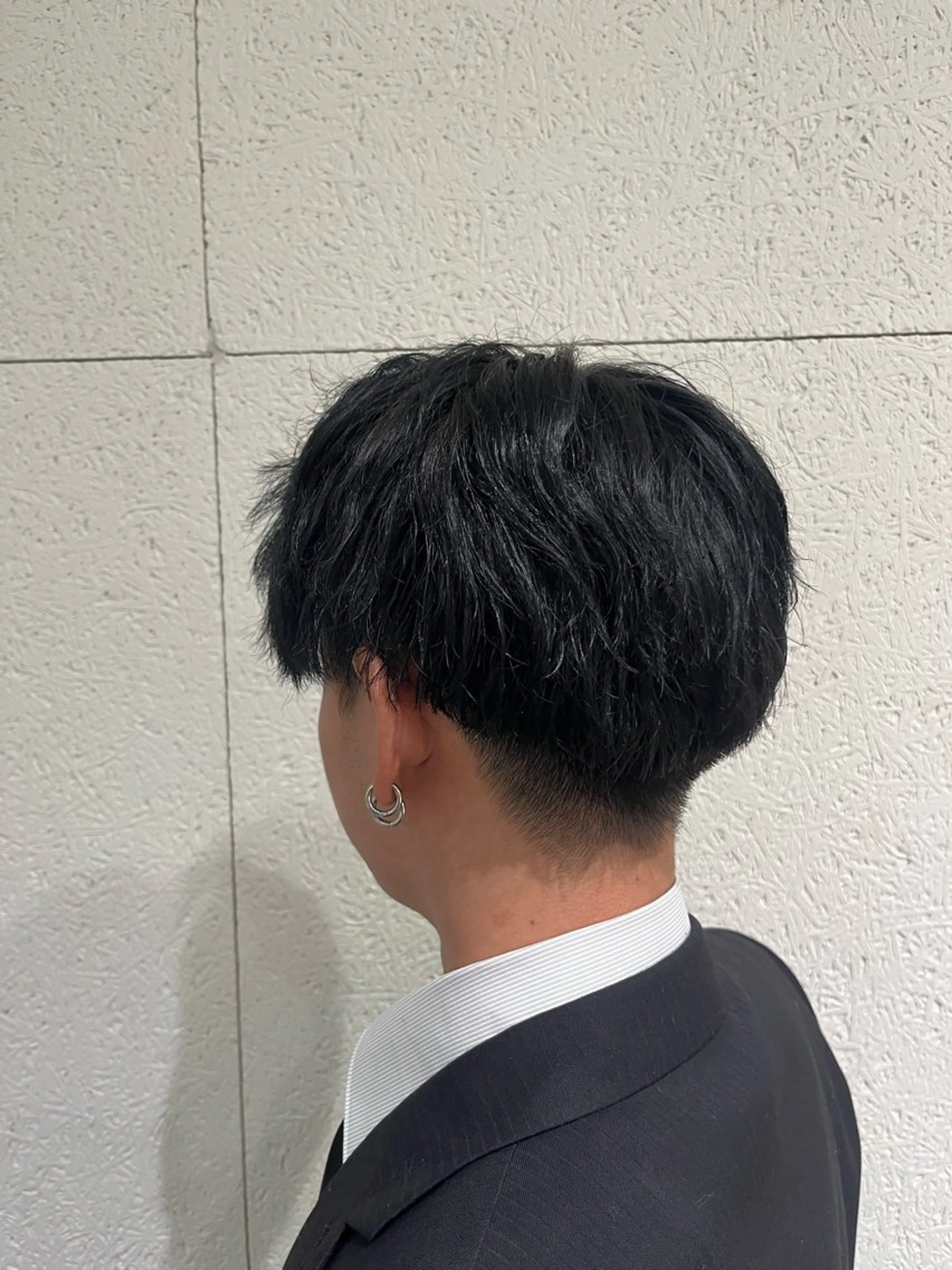 ショート カラー パーマ メンズ メンズ就活ヘア ヘアカラー トリートメント カラーリスト💟草間 紫音💟のヘアスタイル