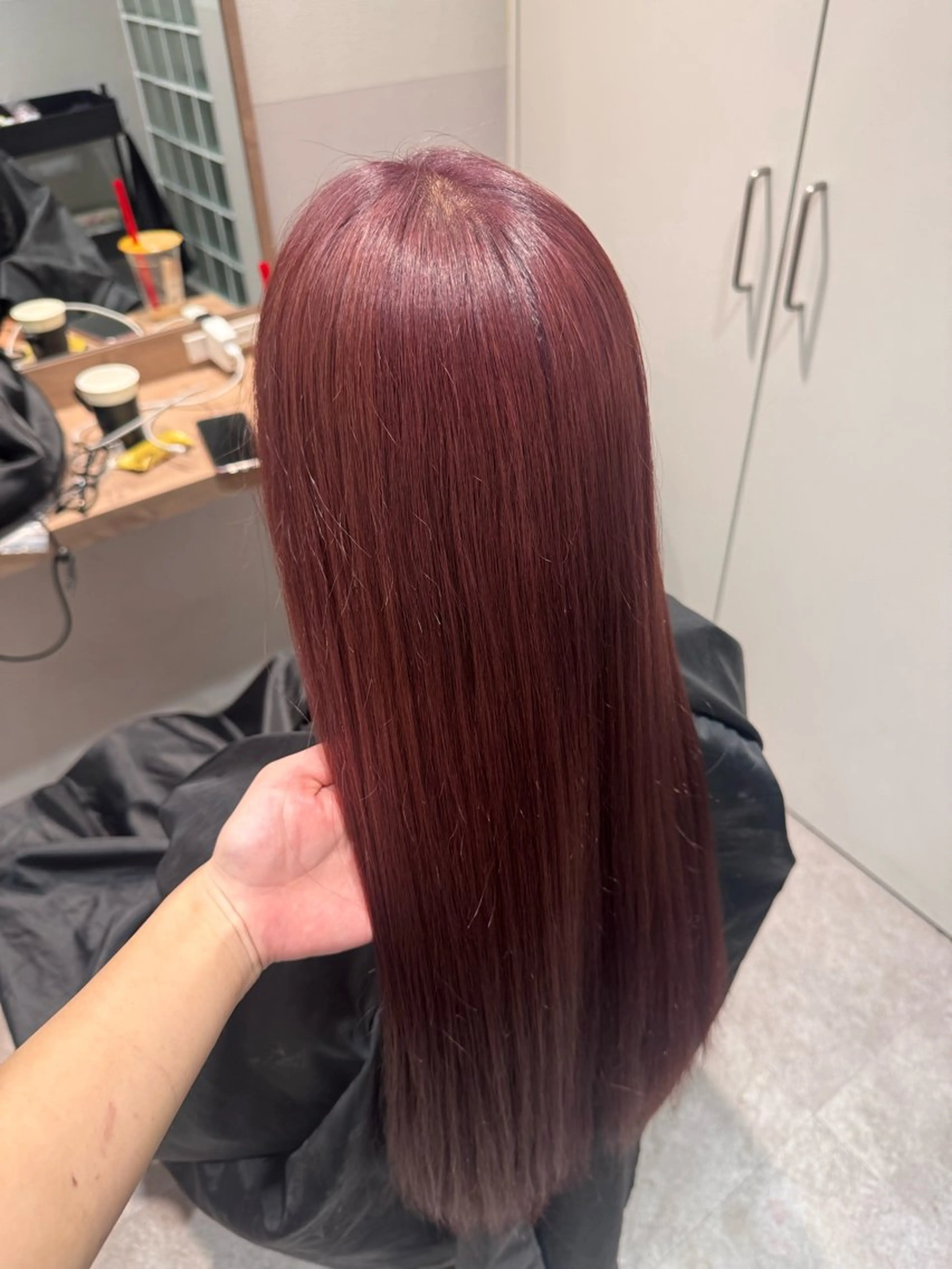 【練習モデル様募集】根本ブリーチリタッチ＋艶カラー＋高浸透TR✨半個室/夜もご案内の写真