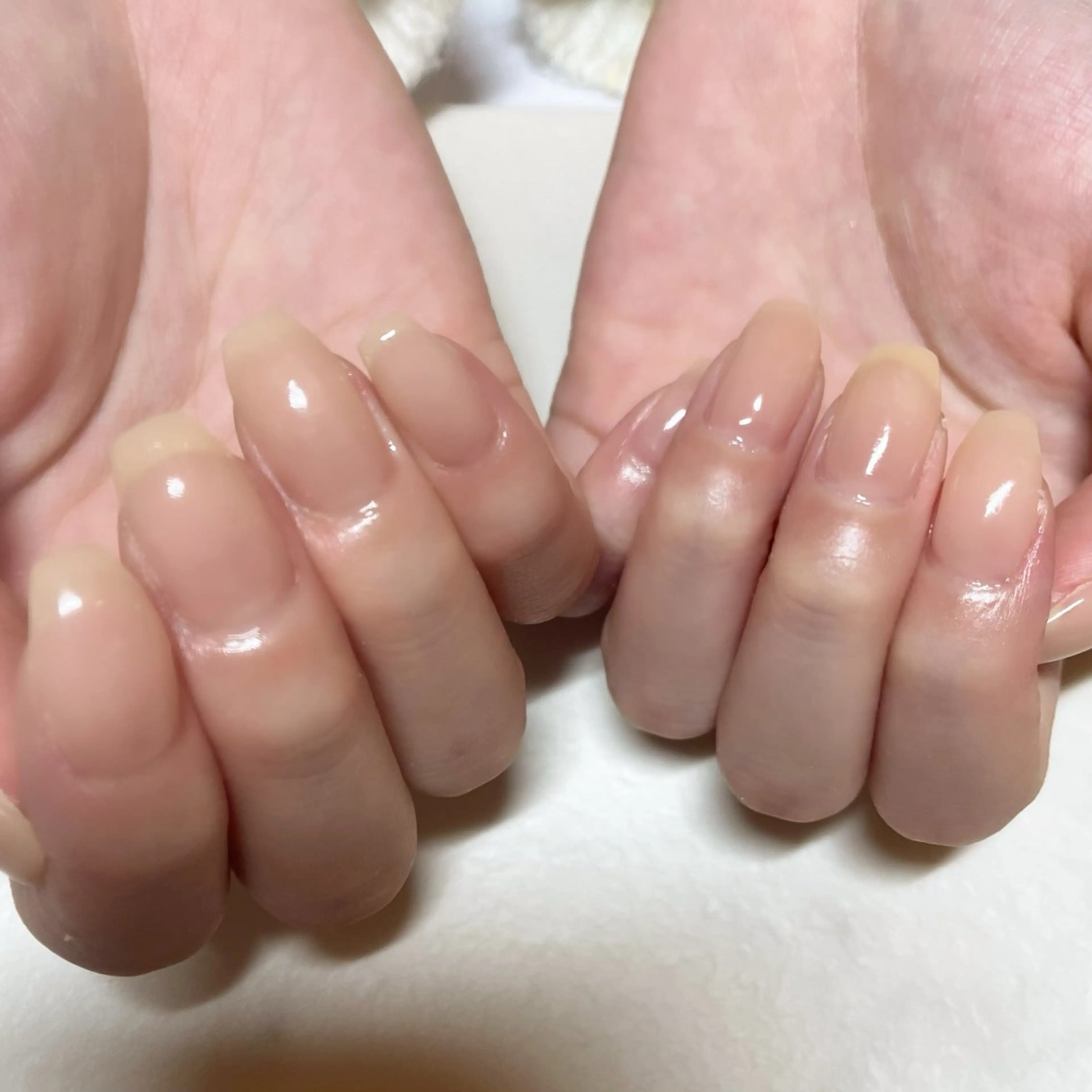 ネイル ワンカラーネイル ハンドネイル total salon fu-a'[フーア]所属・佐藤 芽衣のネイルデザイン