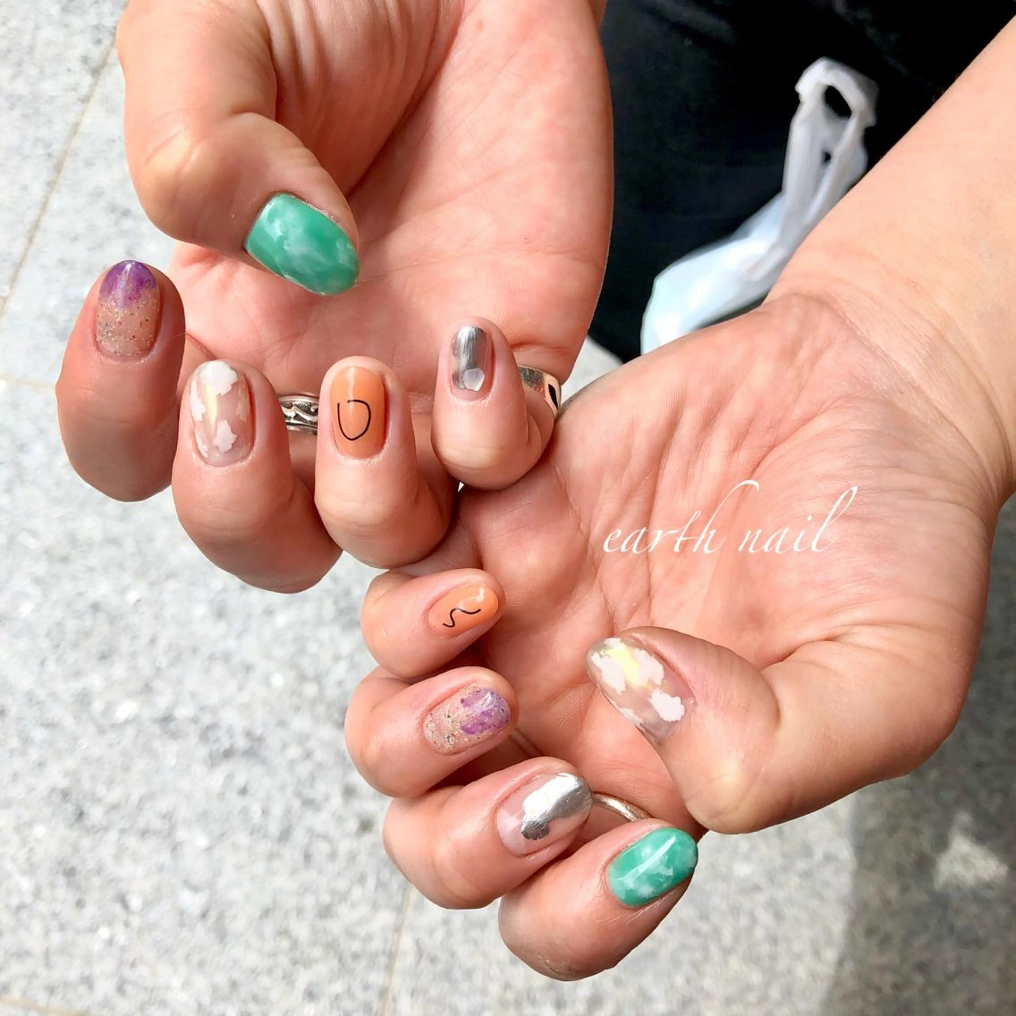 ネイル ハンドネイル 🧁🥕 asukaのネイルデザイン