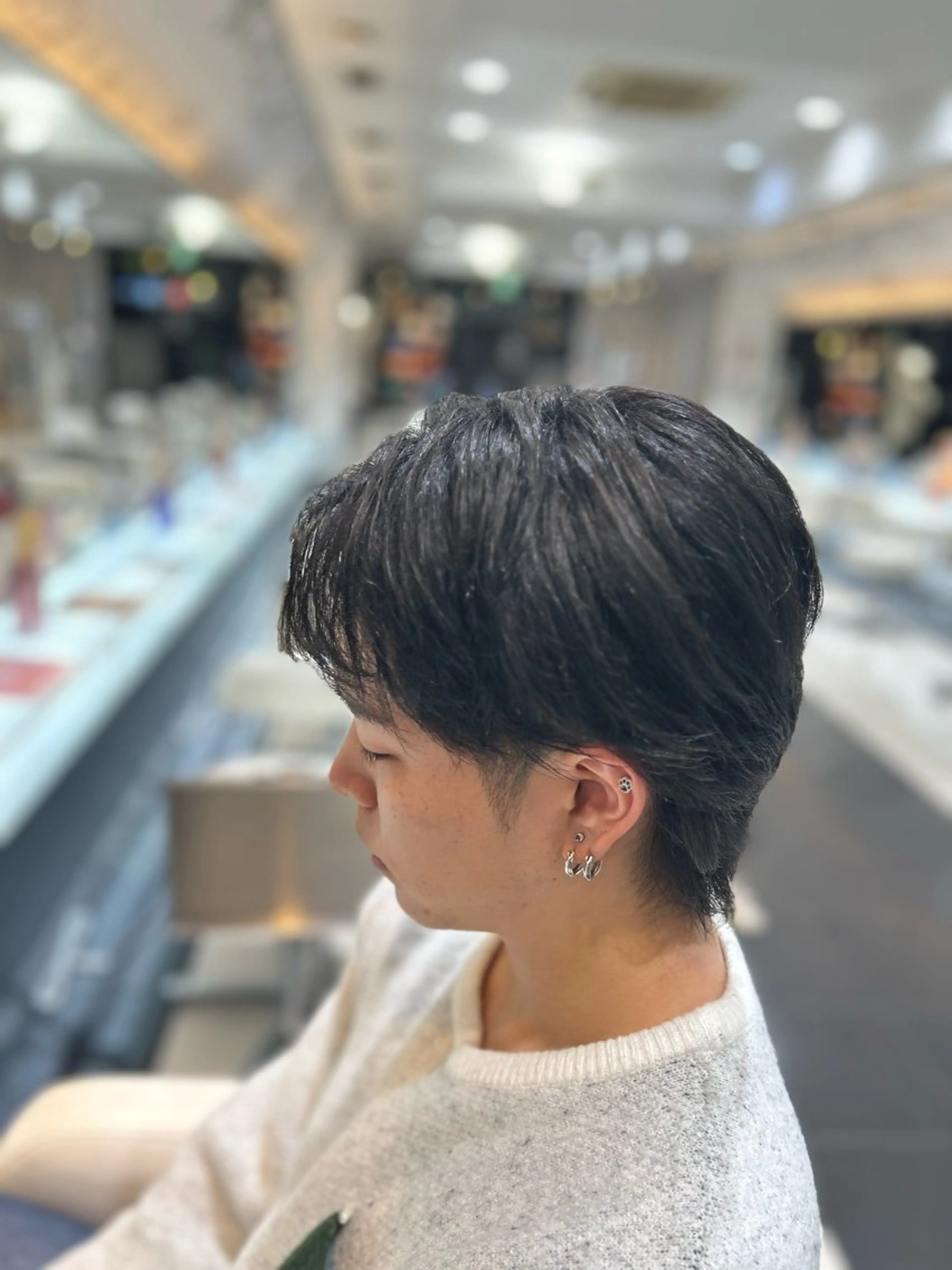 ショート メンズ 透明感カラーの人🍧 平松秀門のヘアスタイル