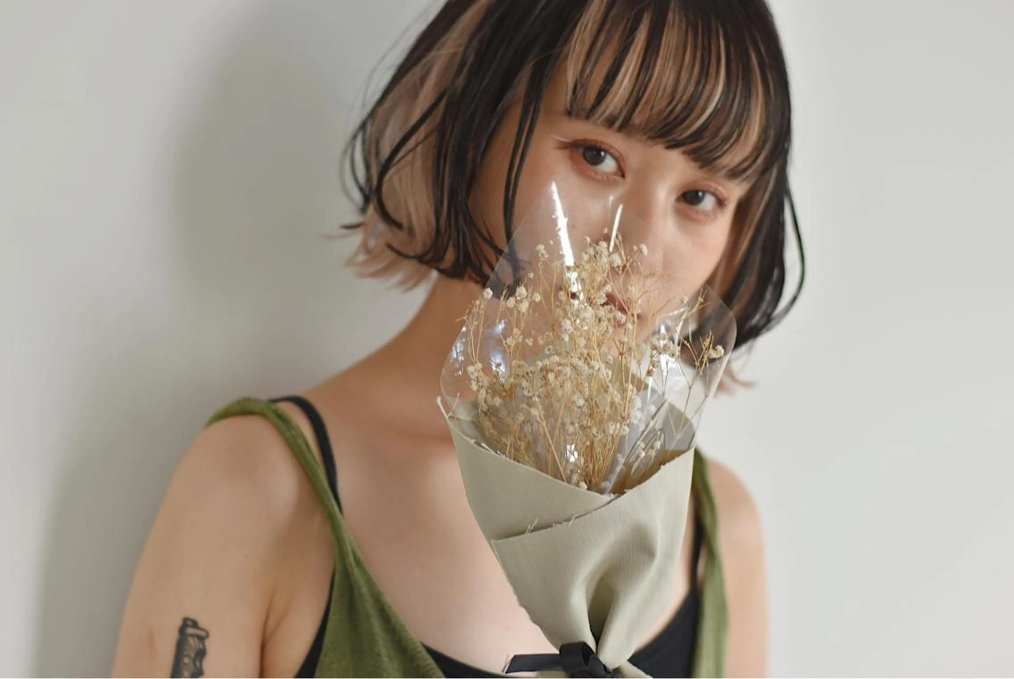 ショート カラー ヘアアレンジ salowin 渋谷　joule所属・美髪矯正 韓国レイヤーのヘアスタイル