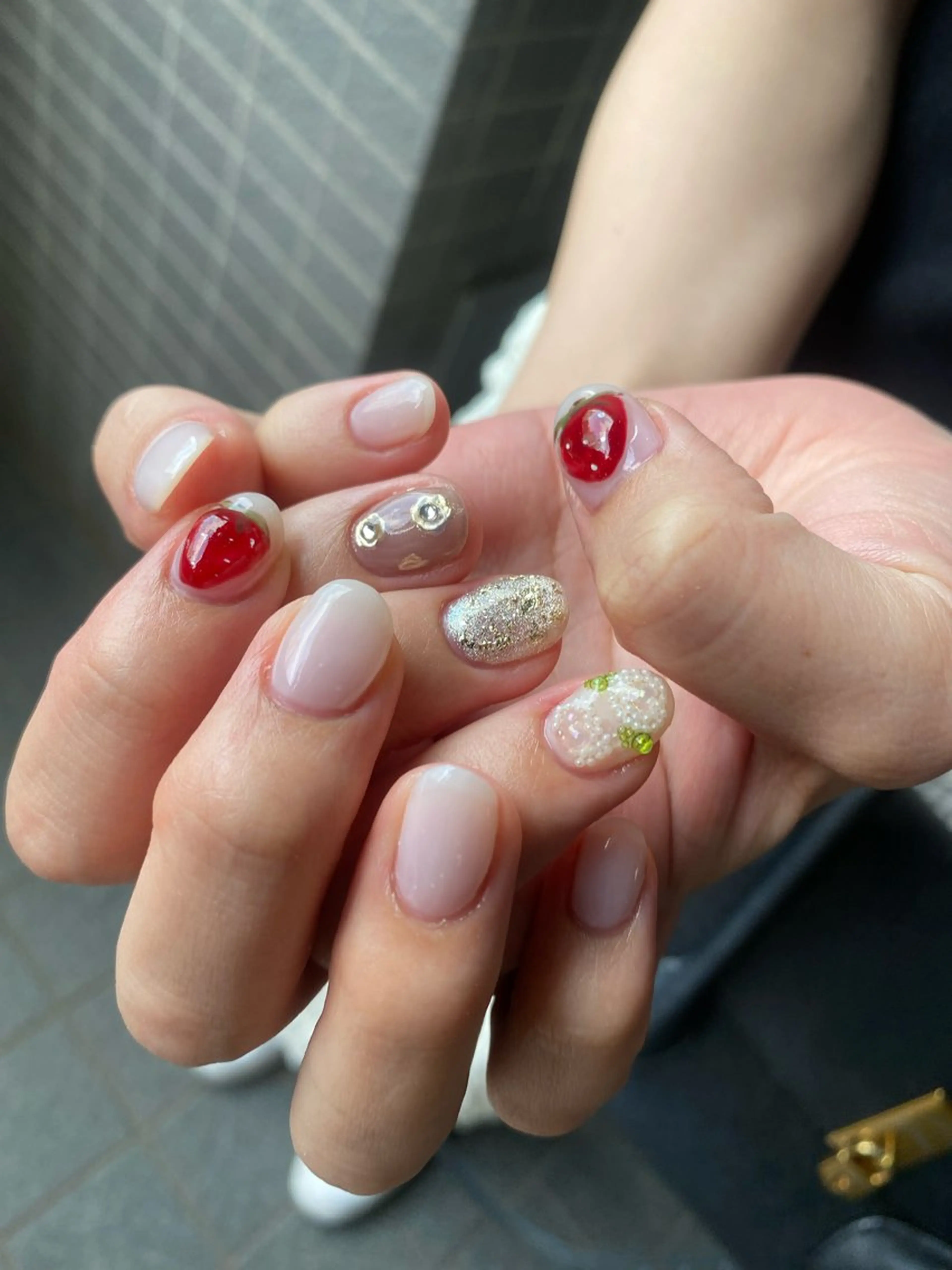 メンズ ネイル akari✨ 韓国風、メンズネイルのネイルデザイン