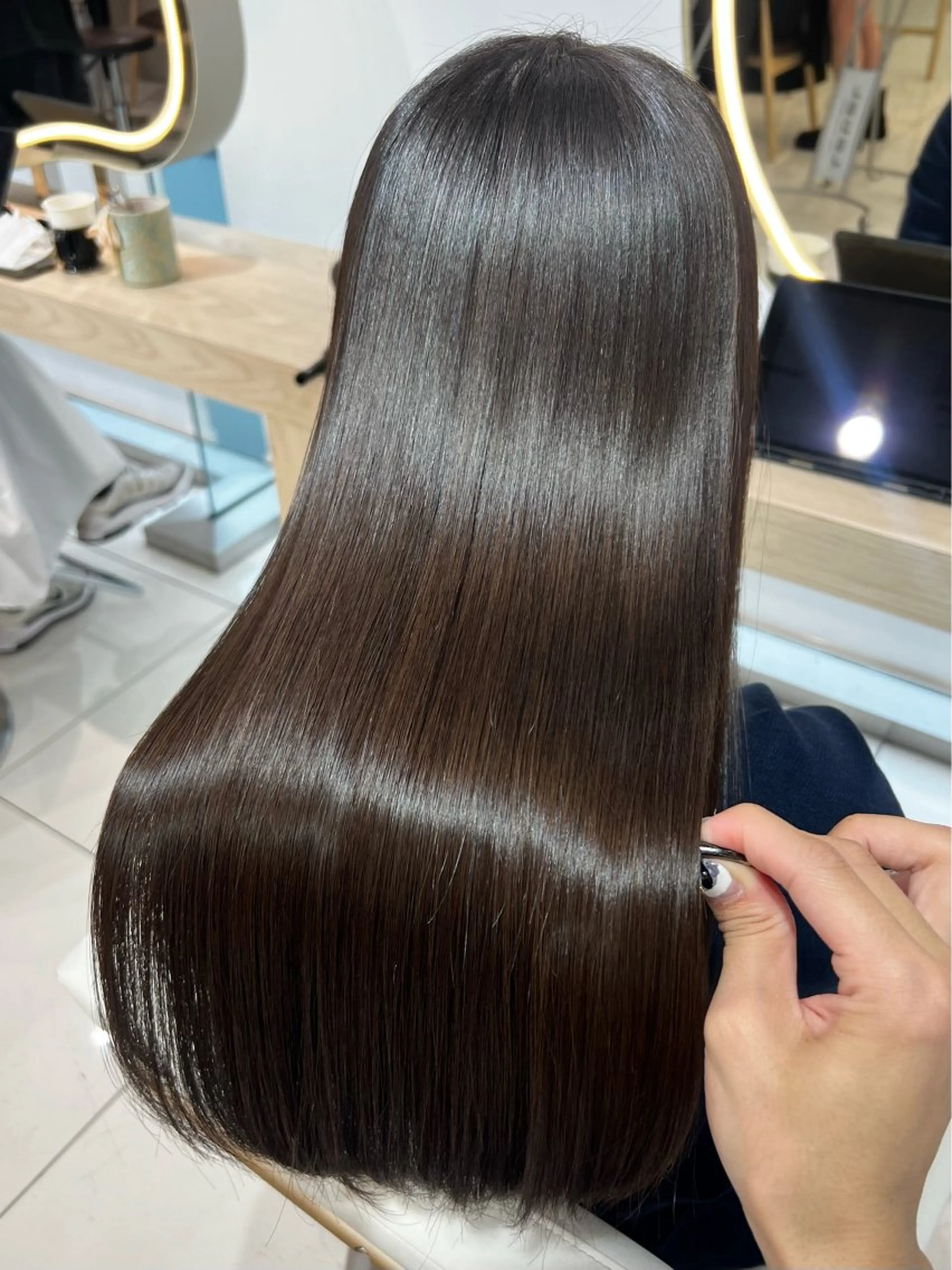 ロング カット トリートメント レイヤー×透明感 🇰🇷鈴木啓太のヘアスタイル