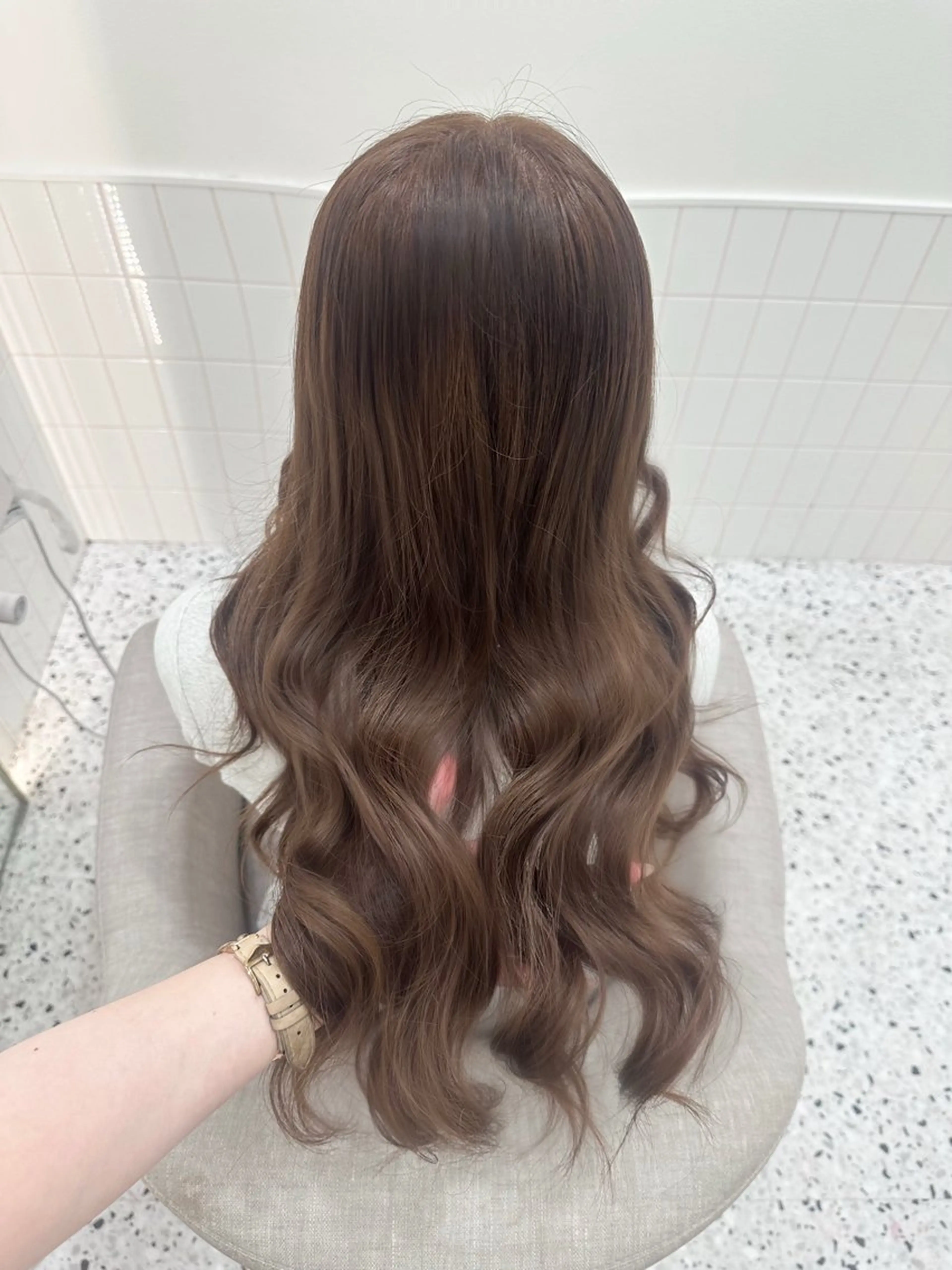 ロング カラー ヘアカラー 🎀ちゃん りお🎀のヘアスタイル